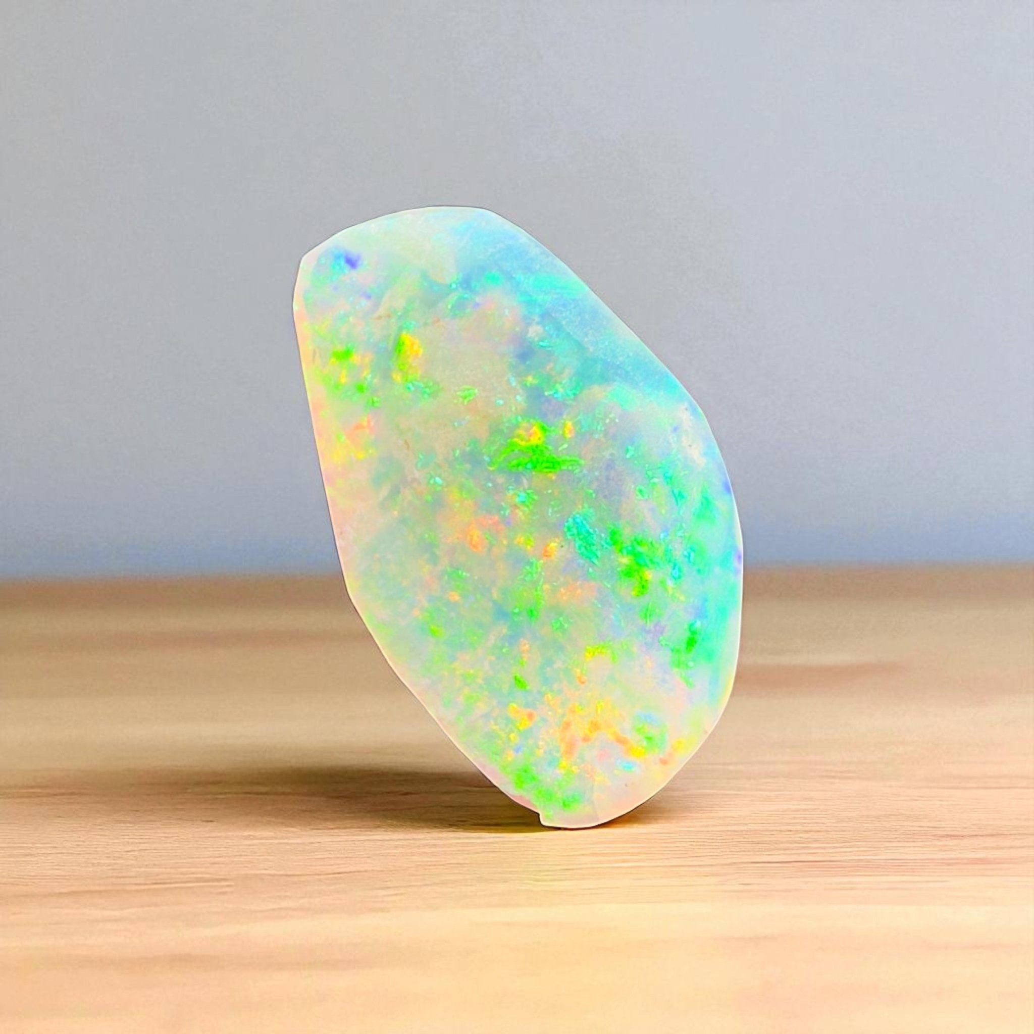 1.8ct Hand - cut Solid Coober Pedy Opal Shell Fossil