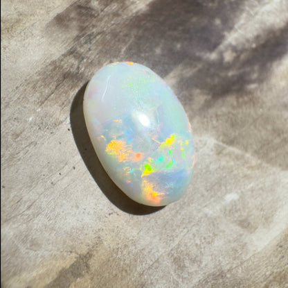 1.8ct Hand - Cut Solid Lightning Ridge Opal