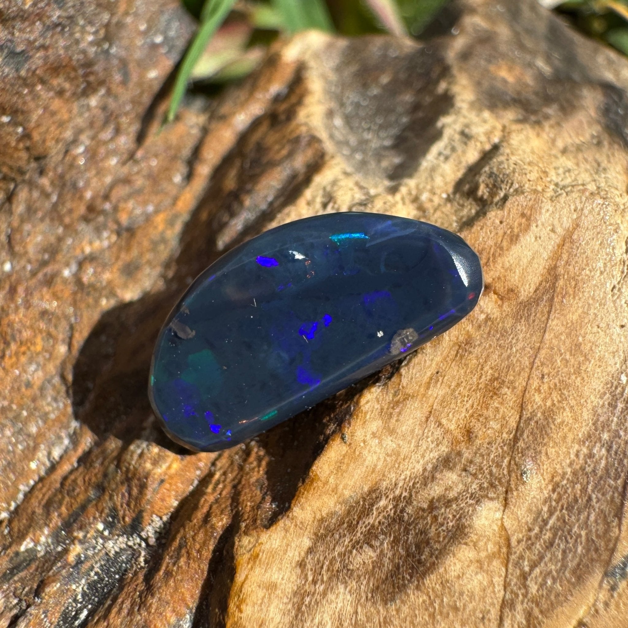 1.8ct Lightning Ridge Freeform Semi Black Opal | Solid Australian Opal | Hand-Cut