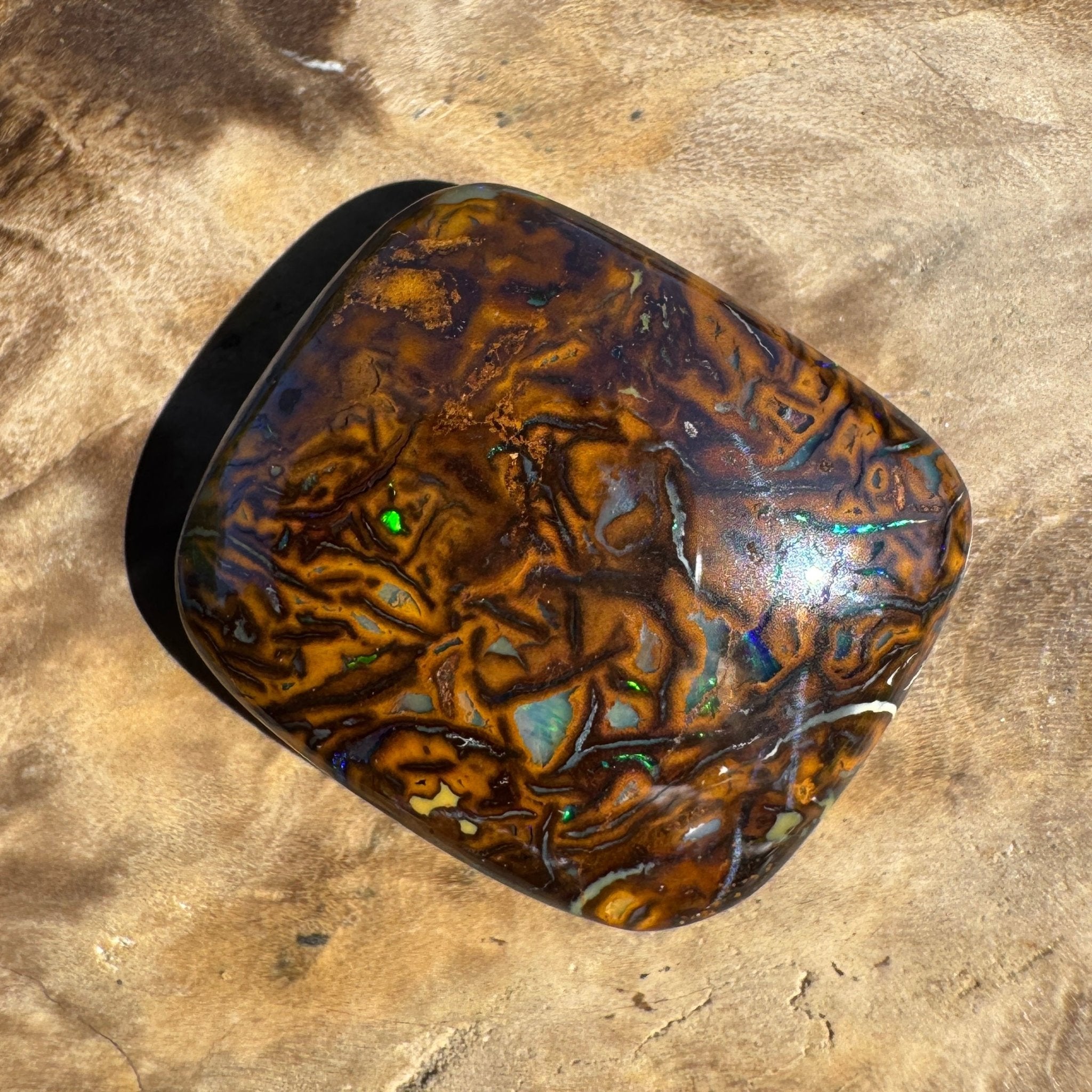 18ct Queensland Boulder Opal | Solid Australian Opal | Hand-Cut