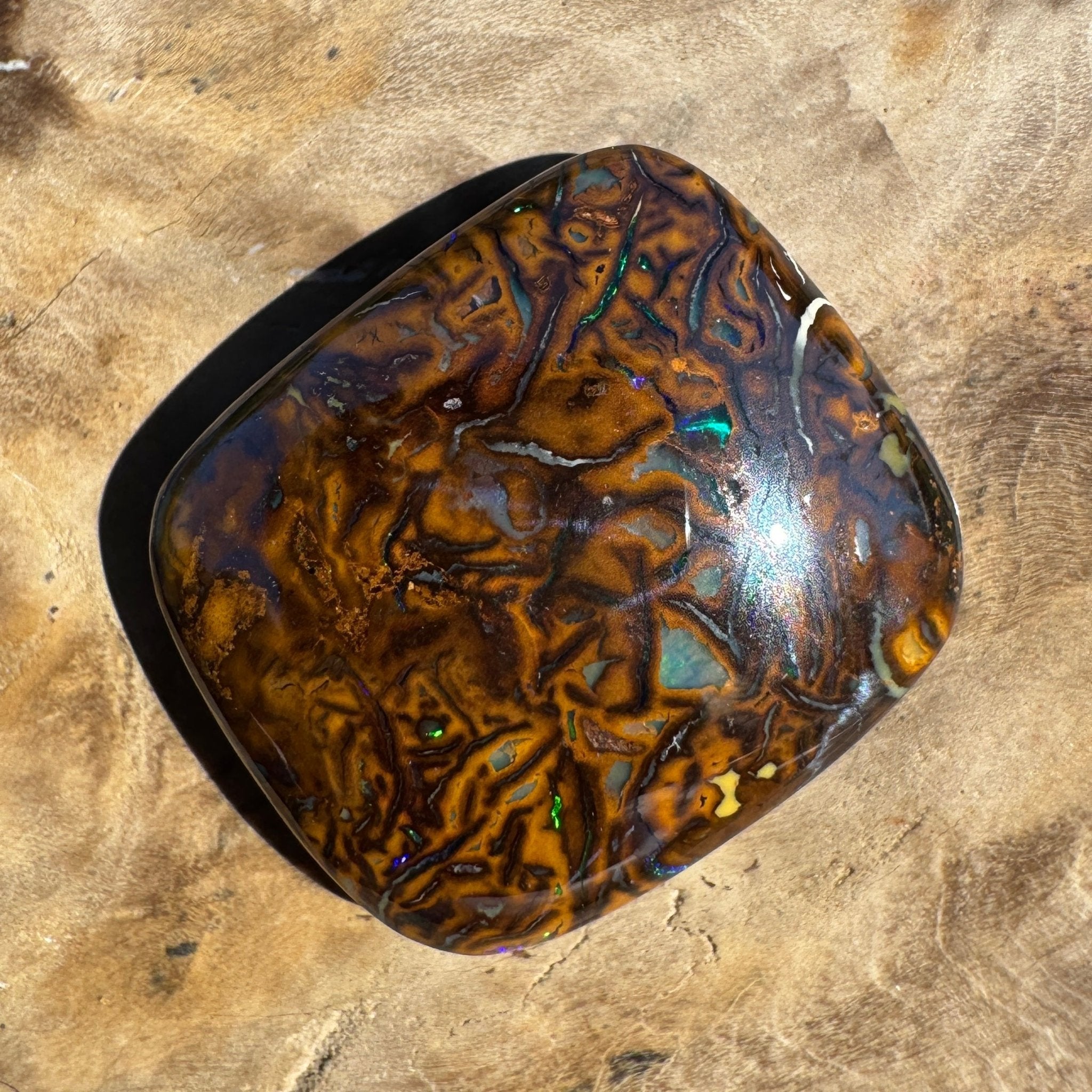 18ct Queensland Boulder Opal | Solid Australian Opal | Hand-Cut