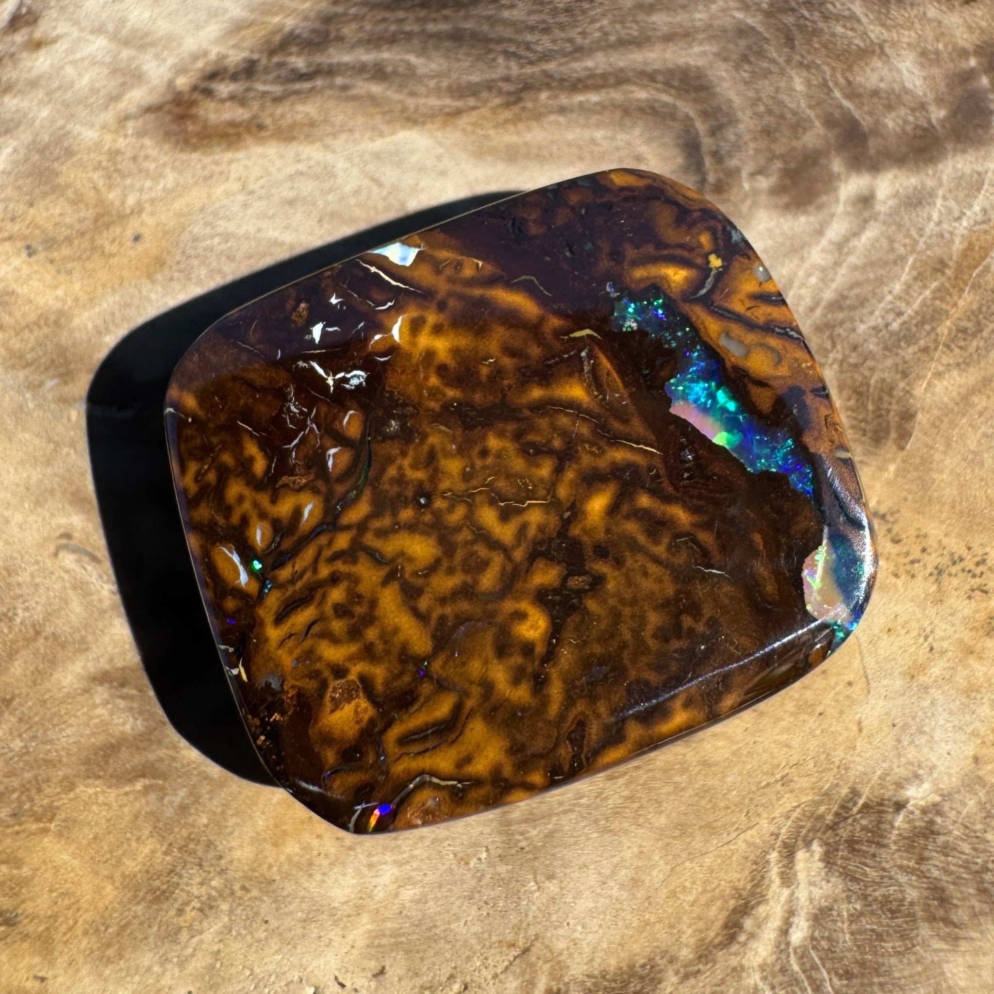 18ct Queensland Boulder Opal | Solid Australian Opal | Hand-Cut