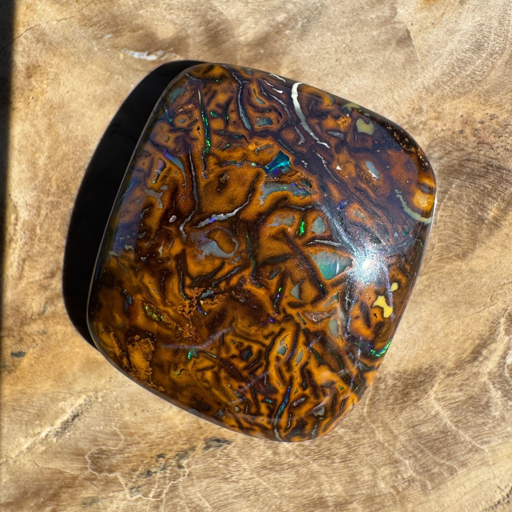 18ct Queensland Boulder Opal | Solid Australian Opal | Hand-Cut