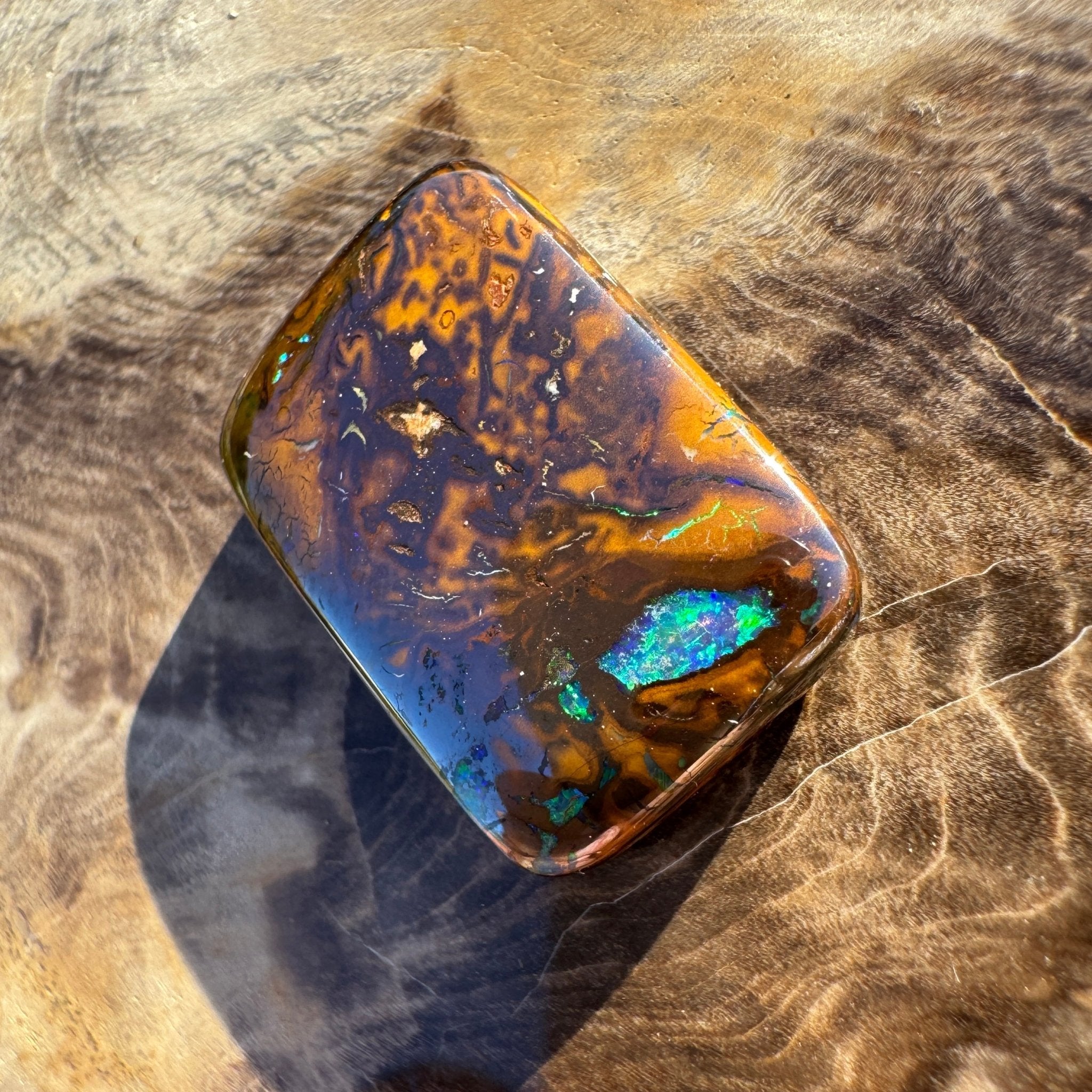 19.4ct Queensland Boulder Opal | Solid Australian Opal | Hand-Cut