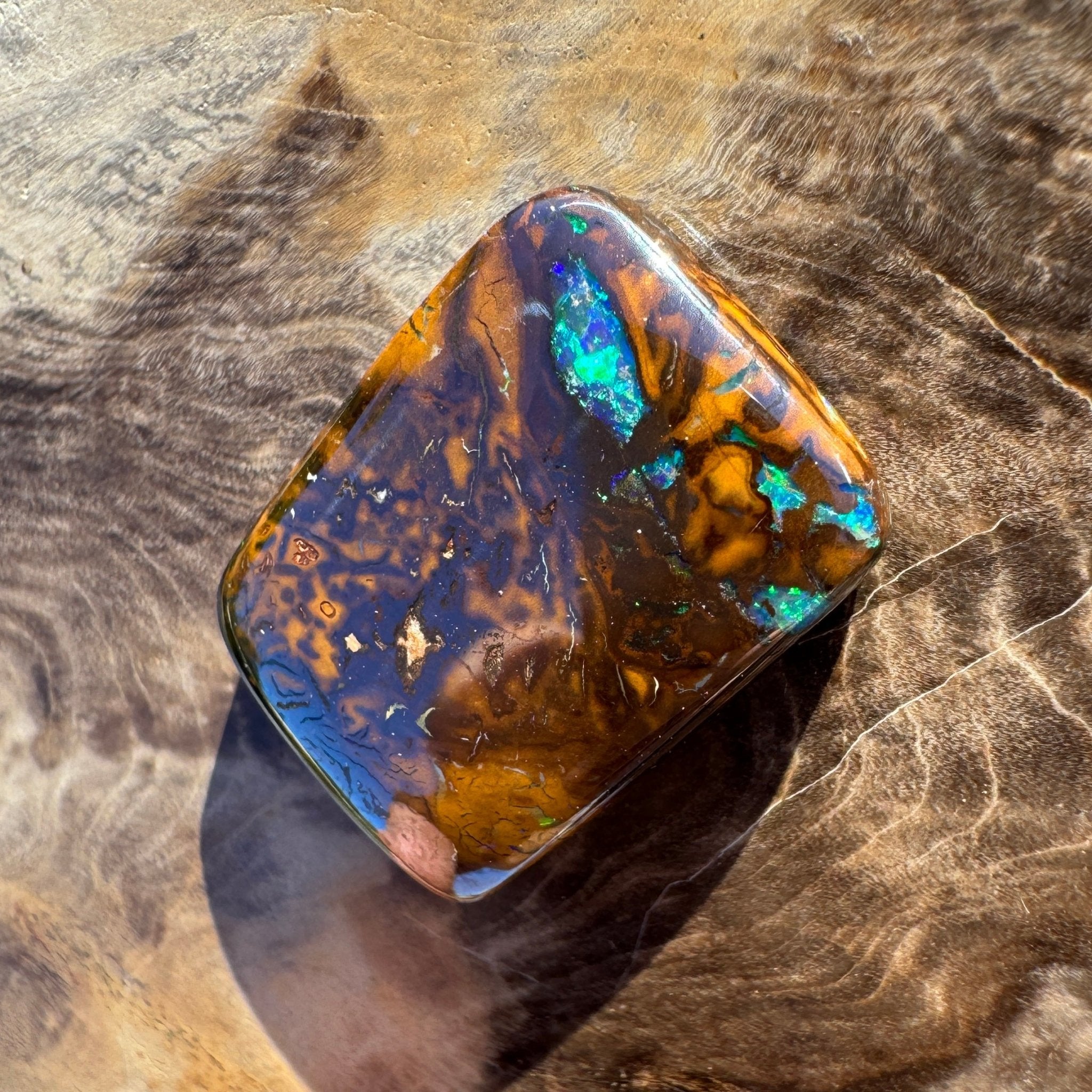 19.4ct Queensland Boulder Opal | Solid Australian Opal | Hand-Cut