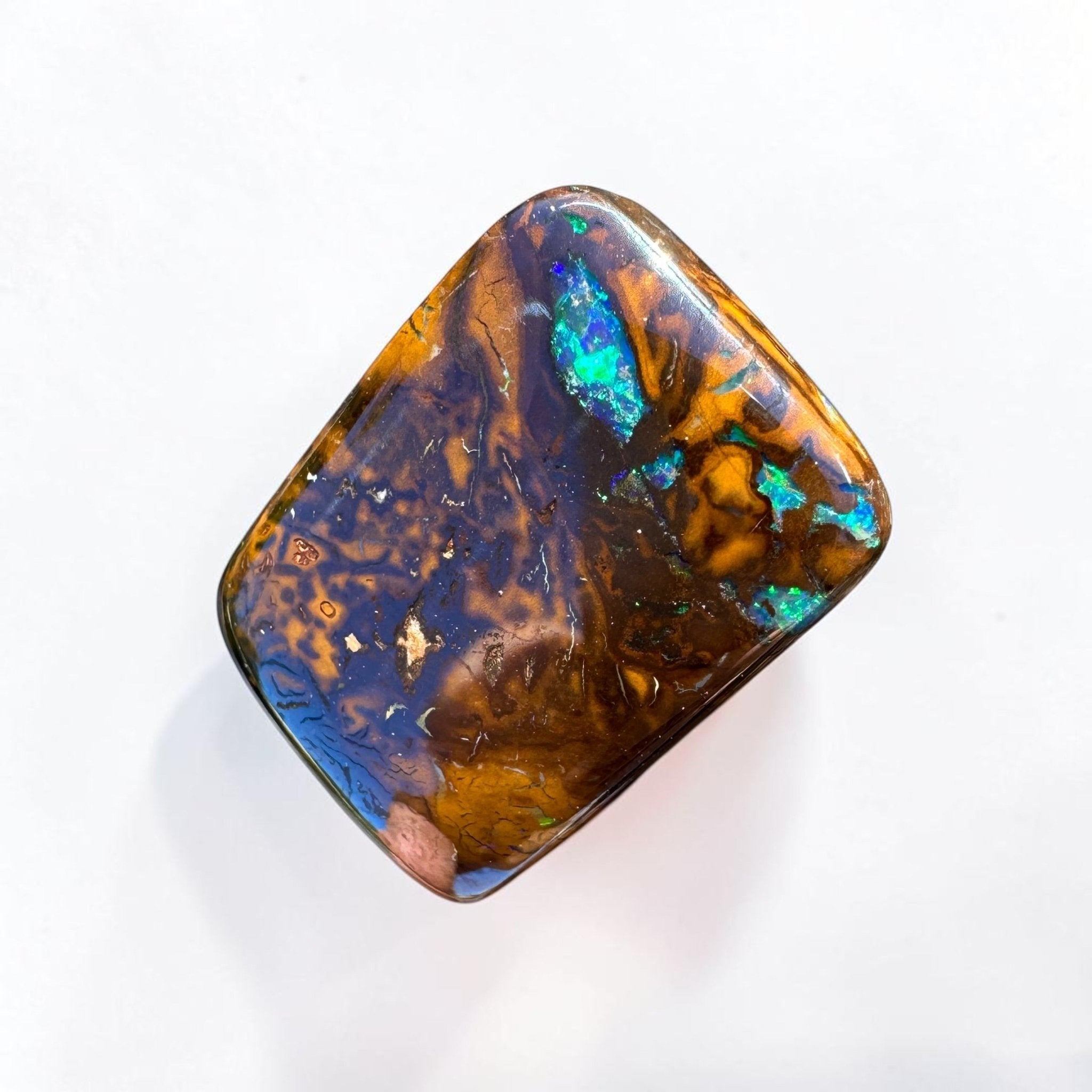 19.4ct Queensland Boulder Opal | Solid Australian Opal | Hand-Cut