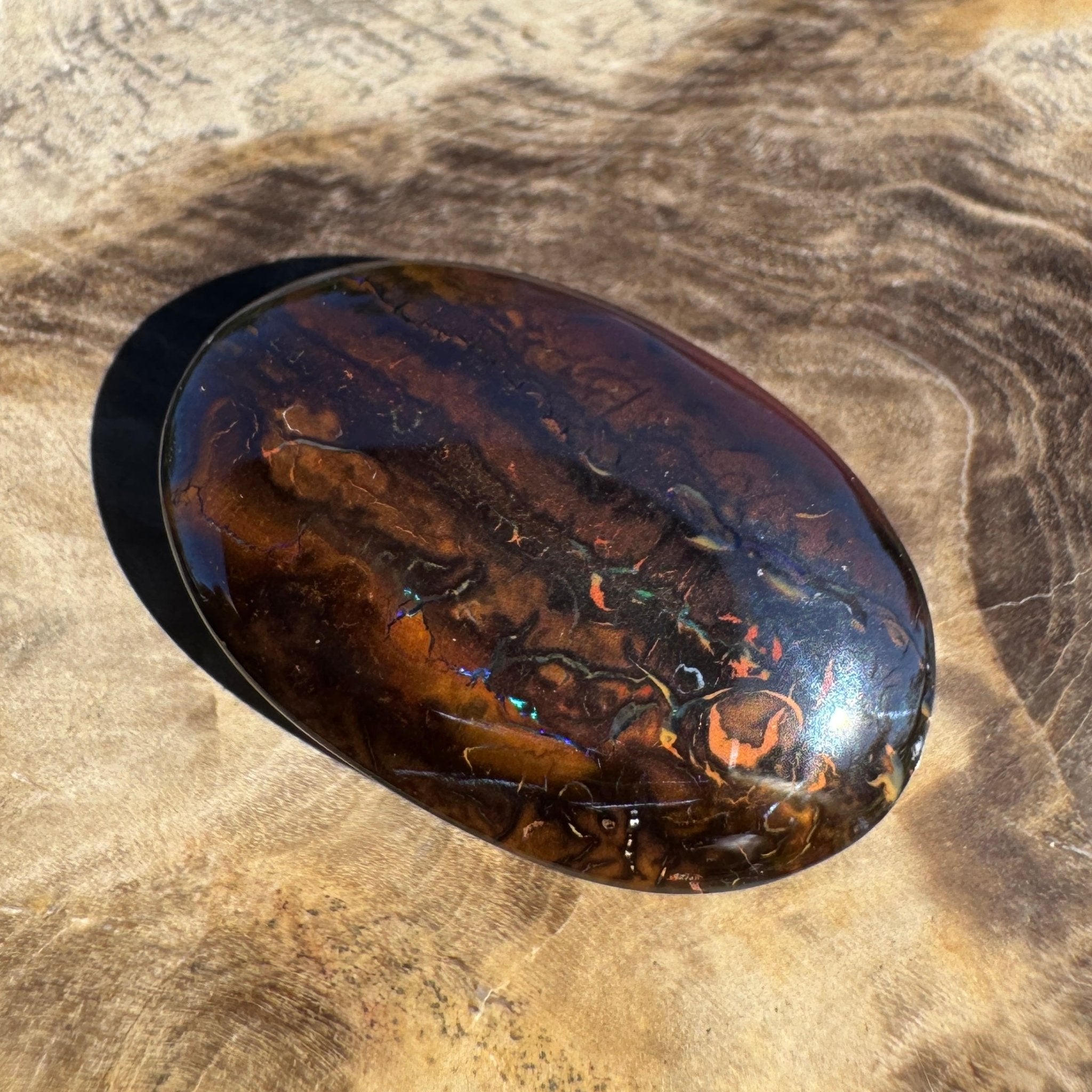 19ct Queensland Boulder Opal | Solid Australian Opal | Hand-Cut