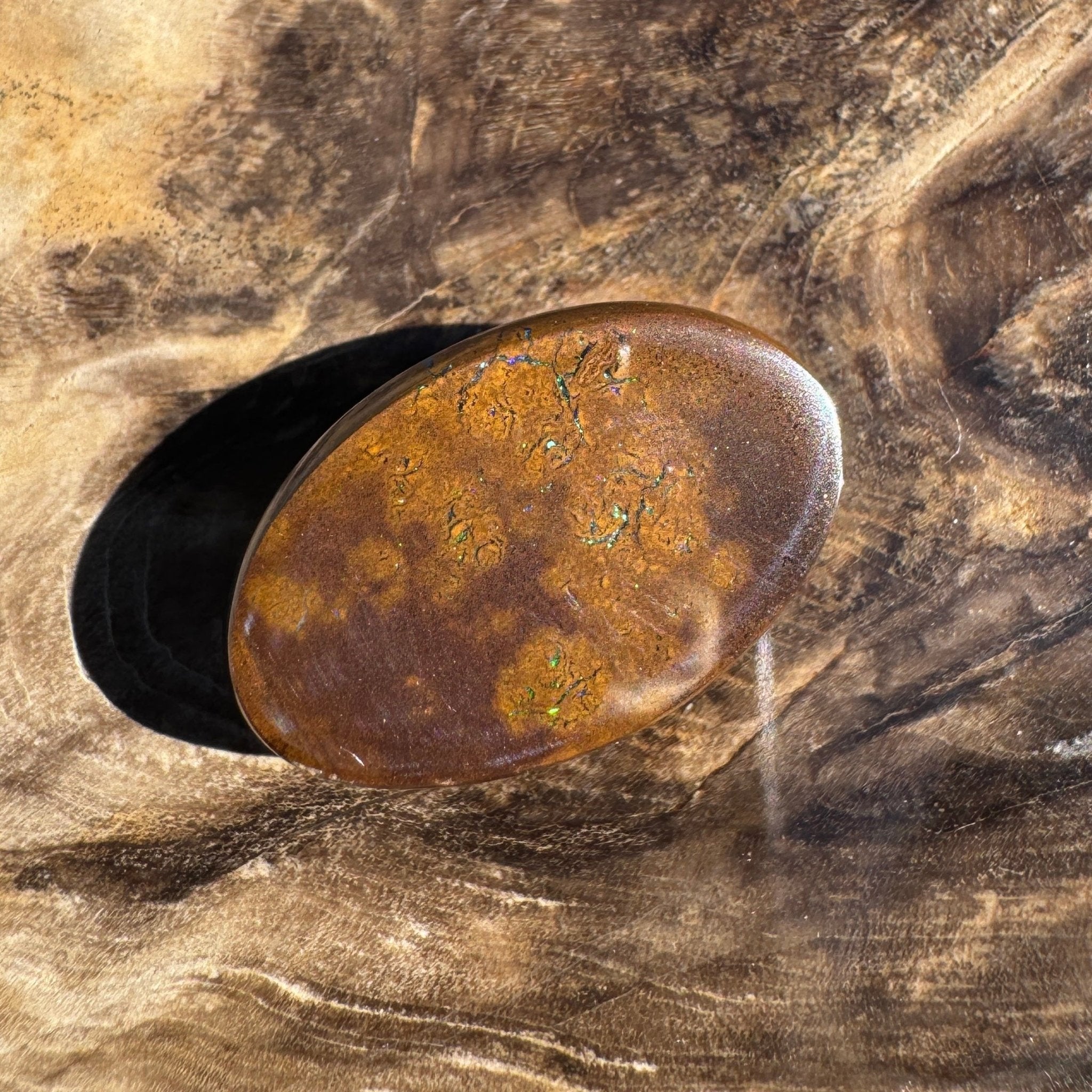 19ct Queensland Boulder Opal | Solid Australian Opal | Hand-Cut