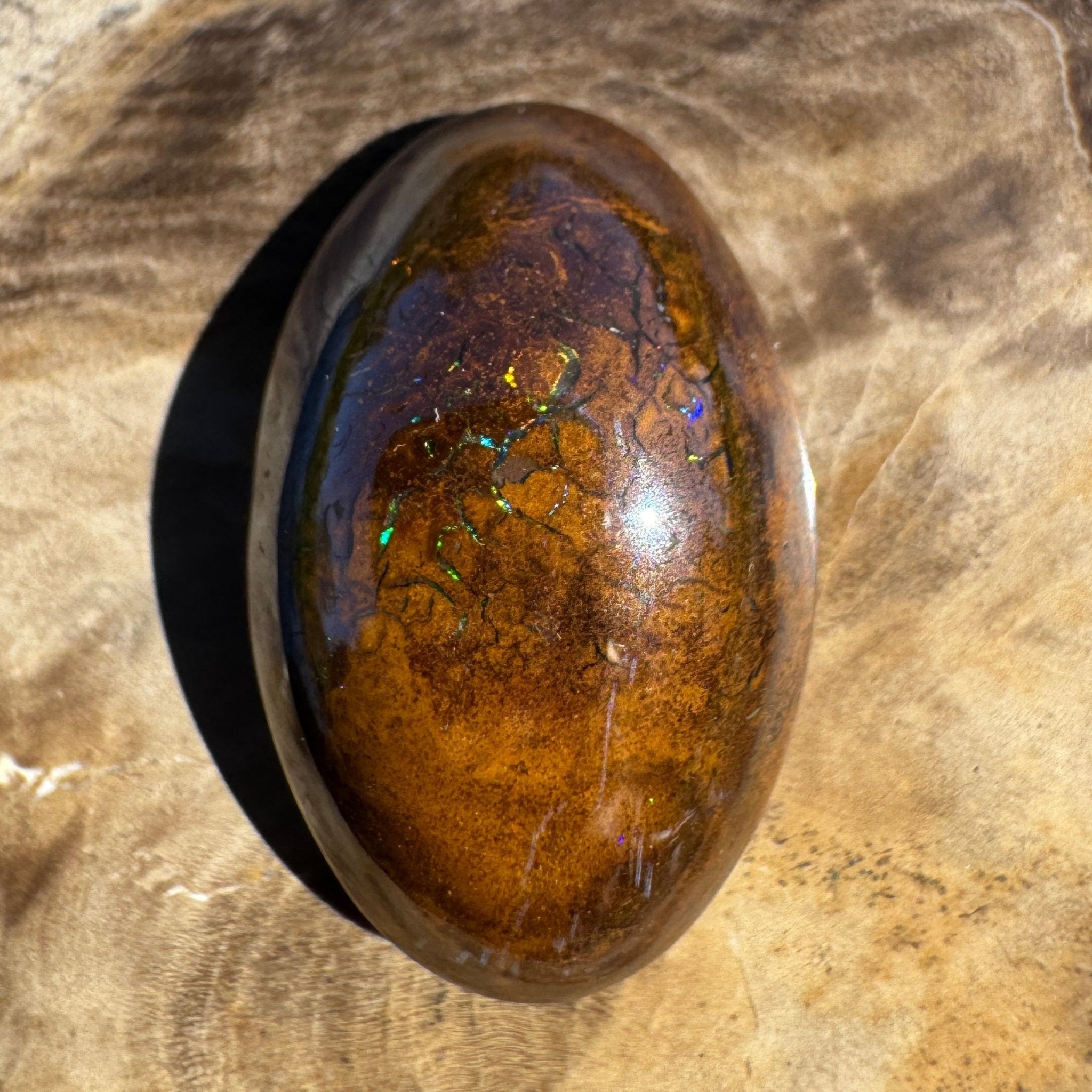 19ct Queensland Boulder Opal | Solid Australian Opal | Hand-Cut