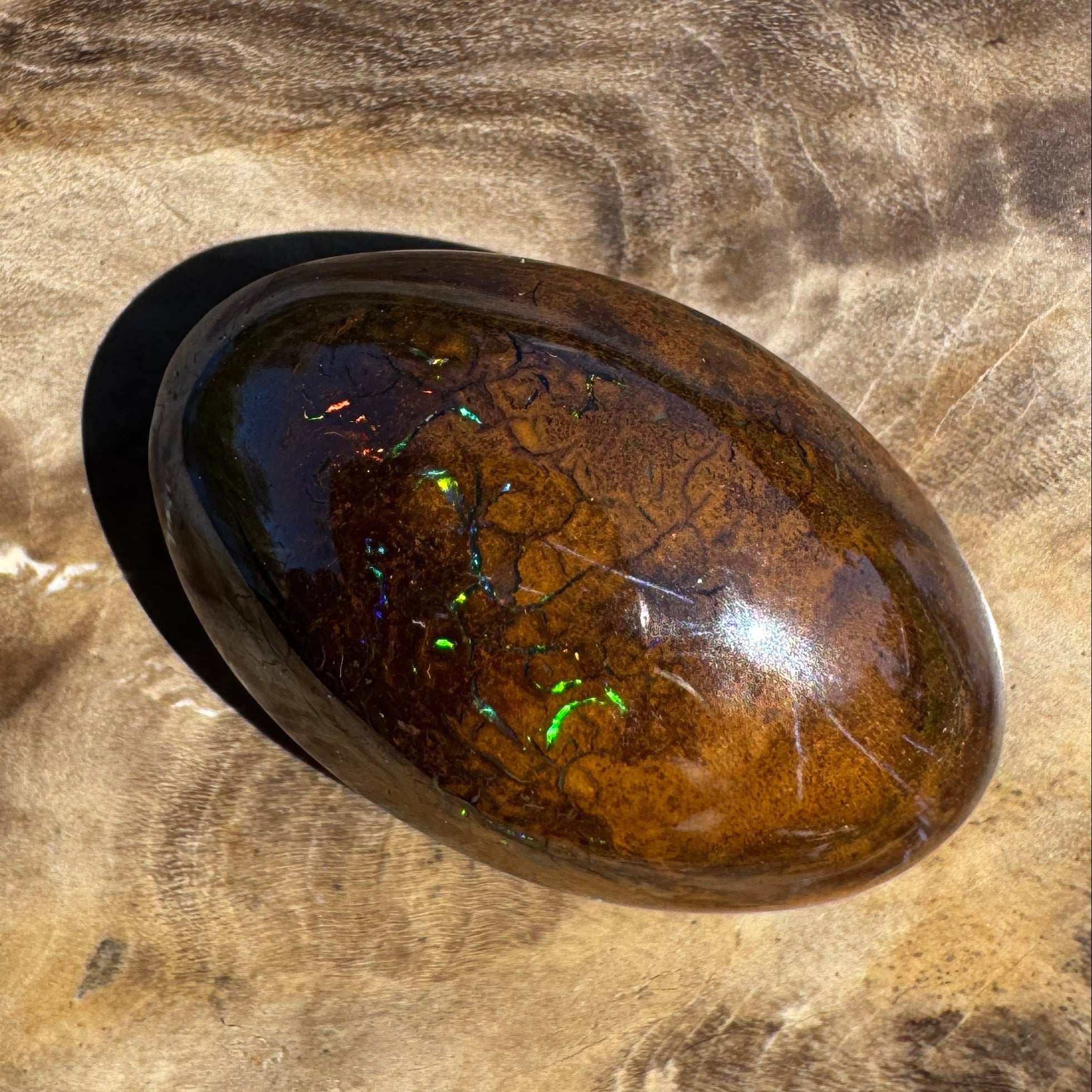 19ct Queensland Boulder Opal | Solid Australian Opal | Hand-Cut
