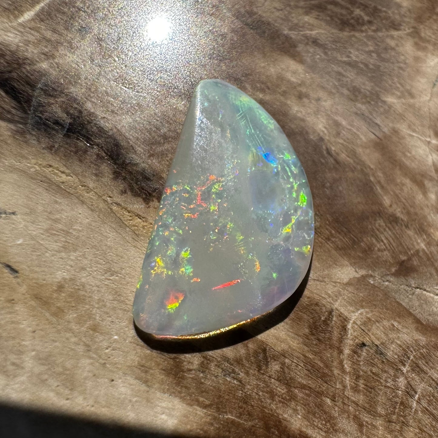 Lightning Ridge Semi Black Opal 3.0carat Solid Hand-Cut Luxury - Iona Opal Australia