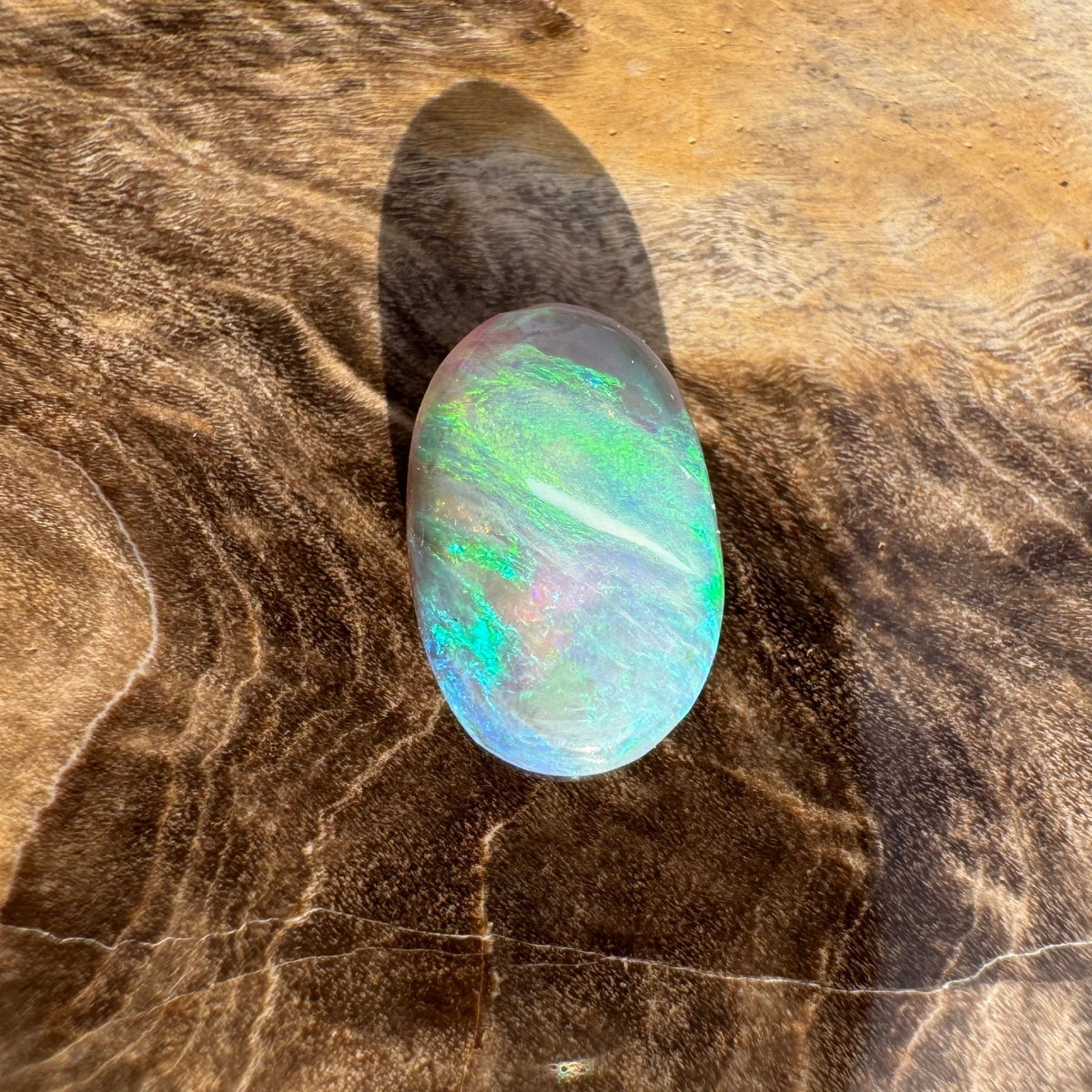 1ct Lightning Ridge Opal | Solid Australian Opal | Hand-Cut