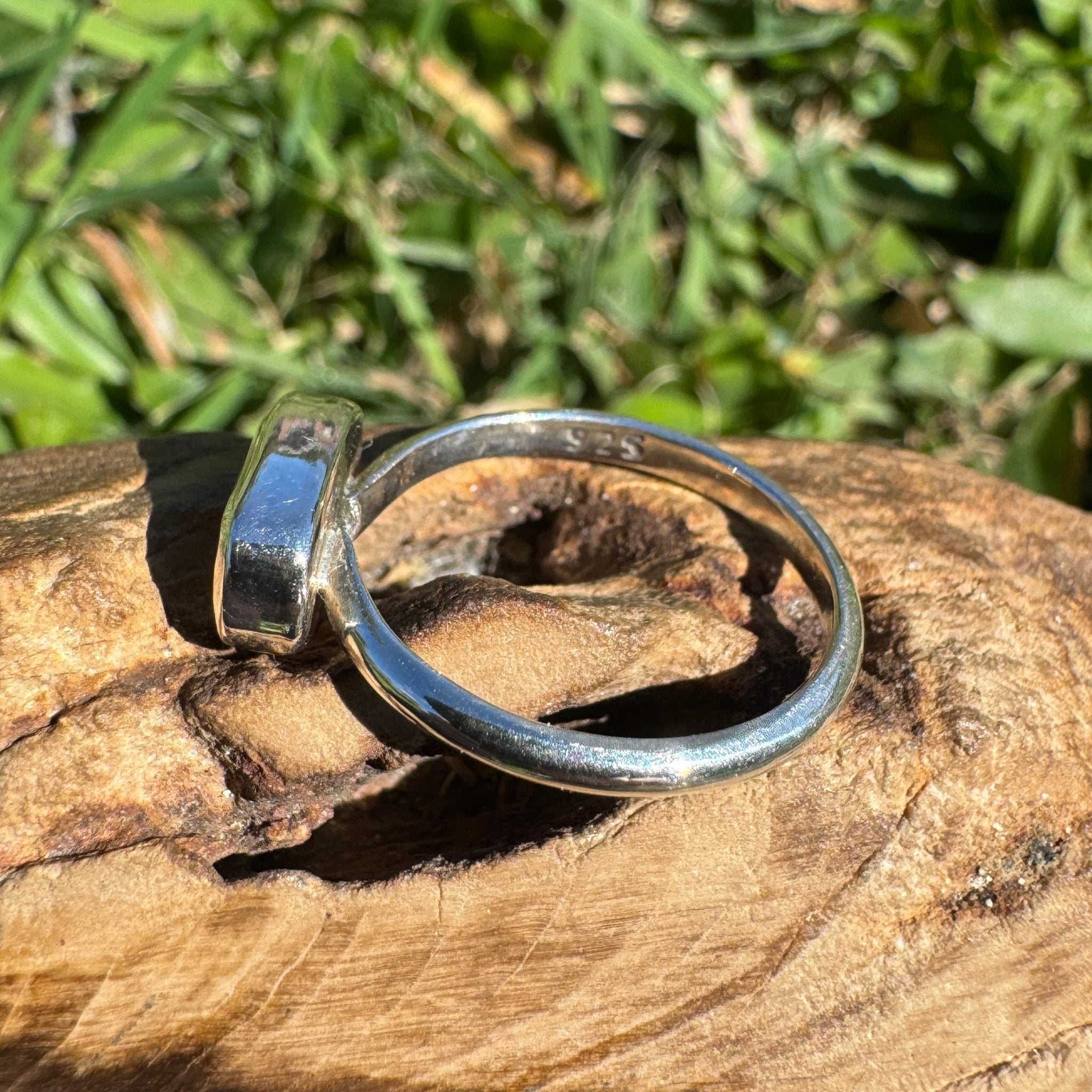 1ct Mintabie Opal Ring ~ 'Lake Argyle Mirage' | 925 Sterling Silver | Solid Australian Opal