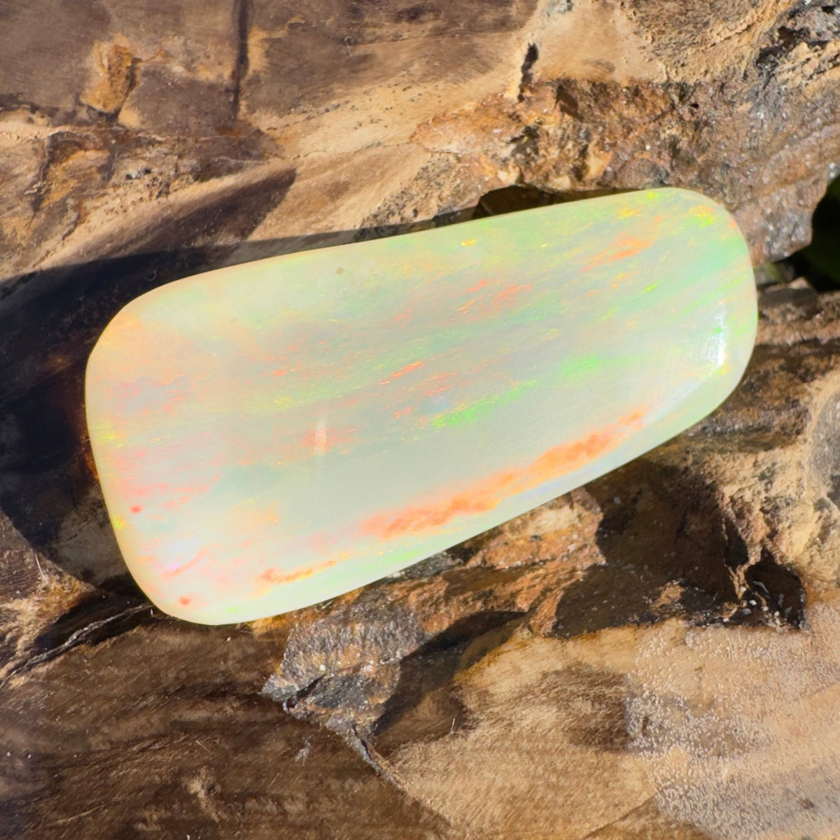 20.7ct Coober Pedy Opal | Solid Australian Opal | Hand-Cut