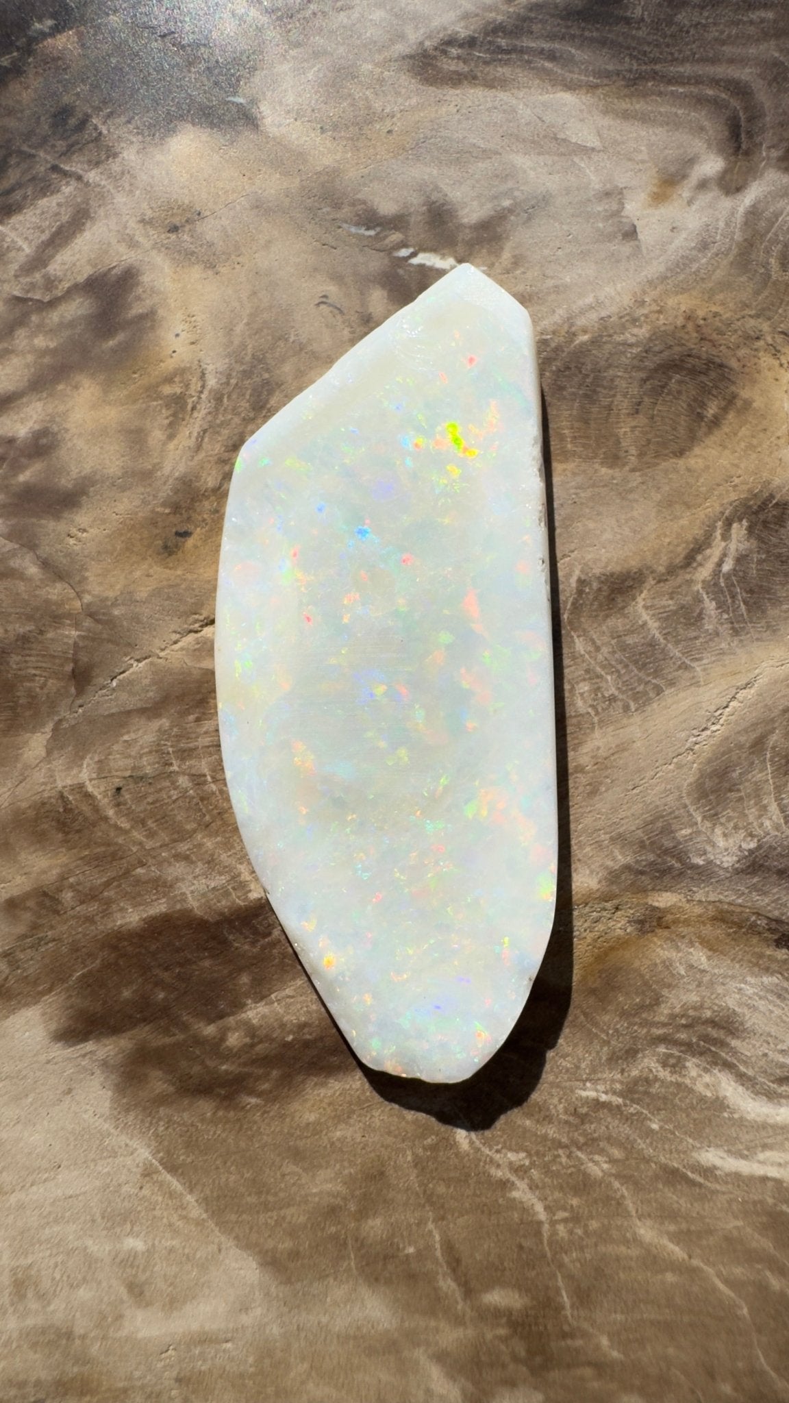 21.1ct Hand - cut Solid Australian Coober Pedy Opal
