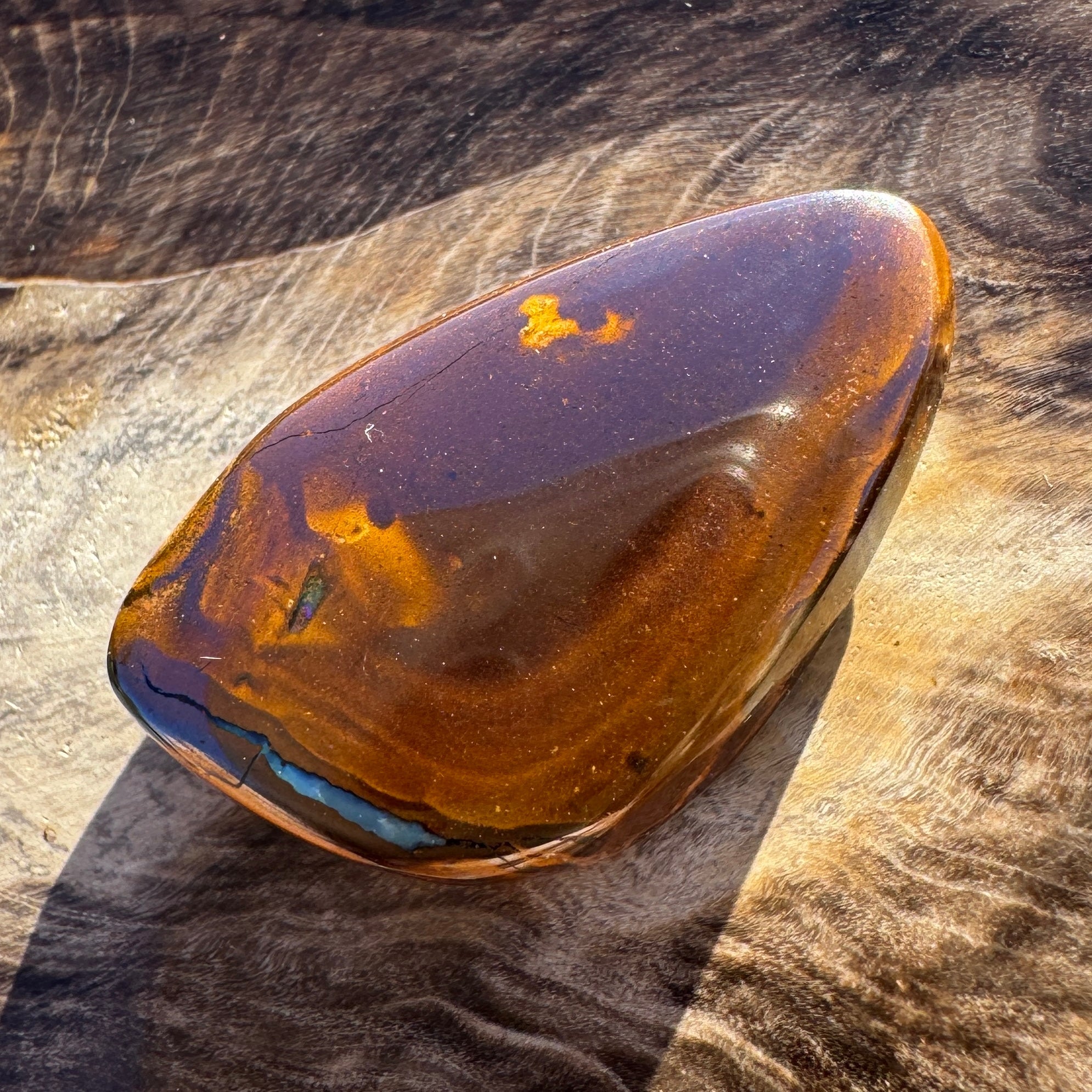21.3ct Queensland Boulder Opal | Solid Australian Opal | Hand-Cut