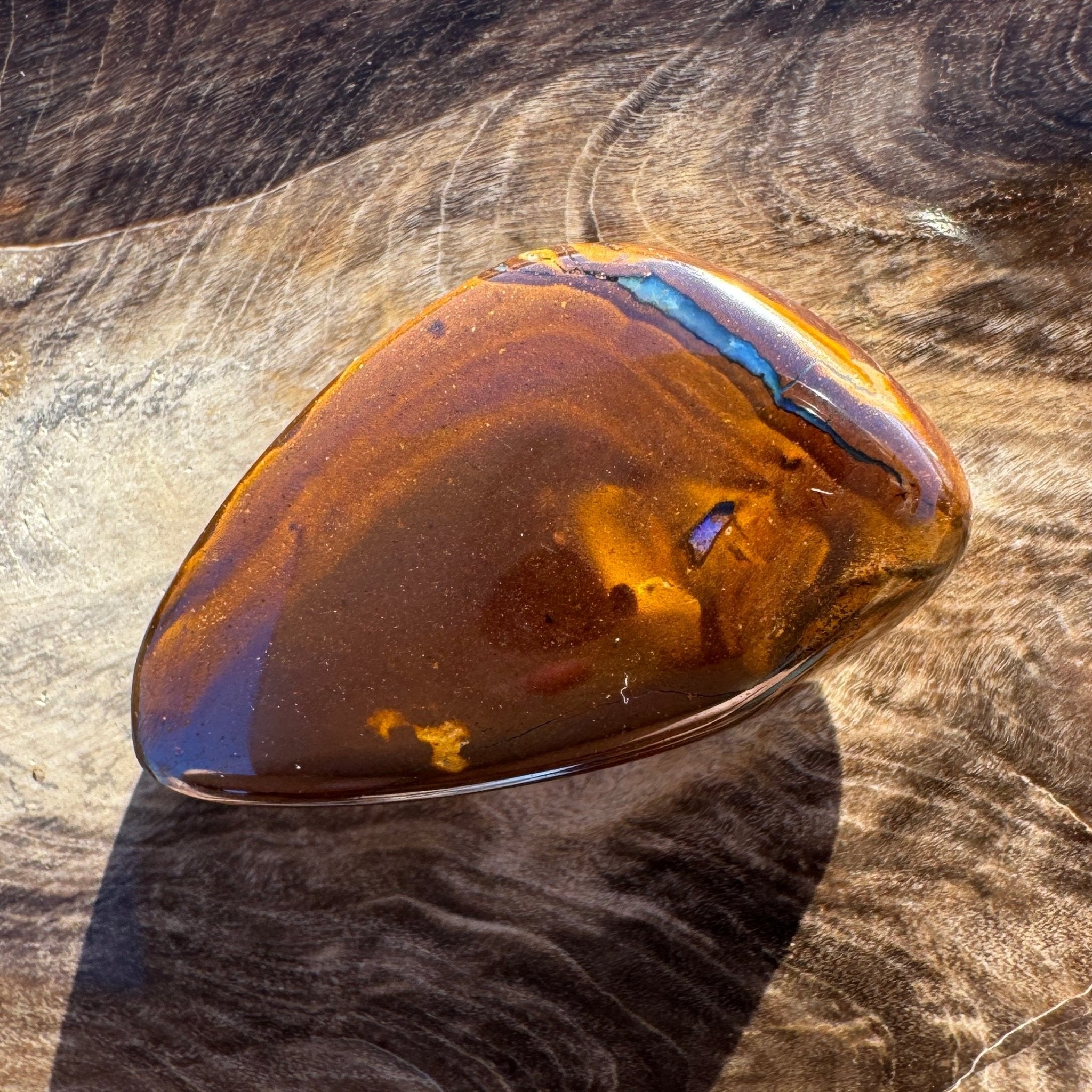 21.3ct Queensland Boulder Opal | Solid Australian Opal | Hand-Cut