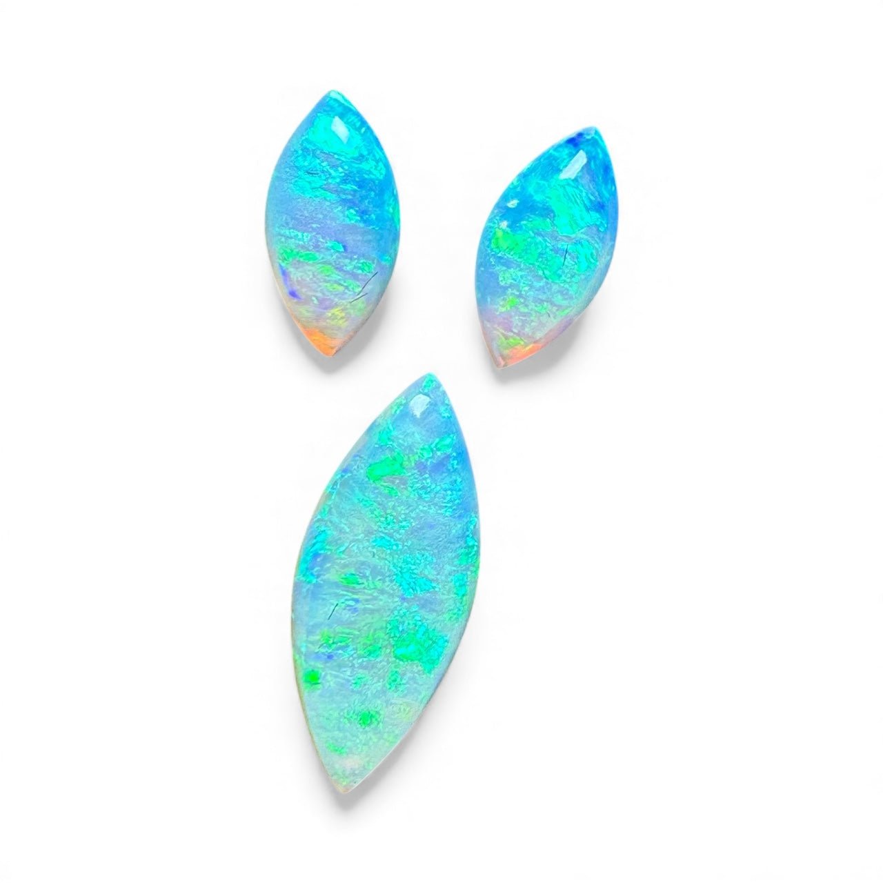 2.1ct Hand - cut Solid Coober Pedy Crystal Opal Parcel