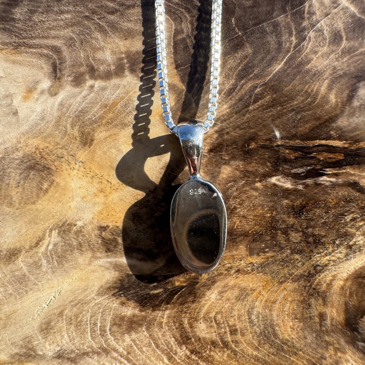 2.1ct Lightning Ridge Opal Pendant Necklace ~ 'Collarenebri Firelight' | 925 Sterling Silver | Solid Australian Opal
