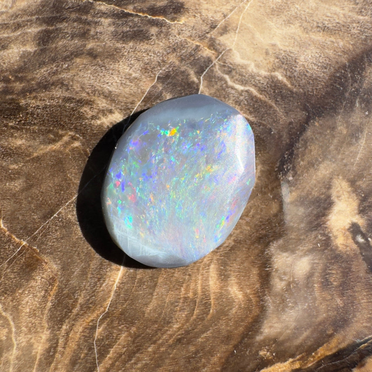 2.1ct Lightning Ridge Semi Black Opal | Solid Australian Opal | Hand-Cut