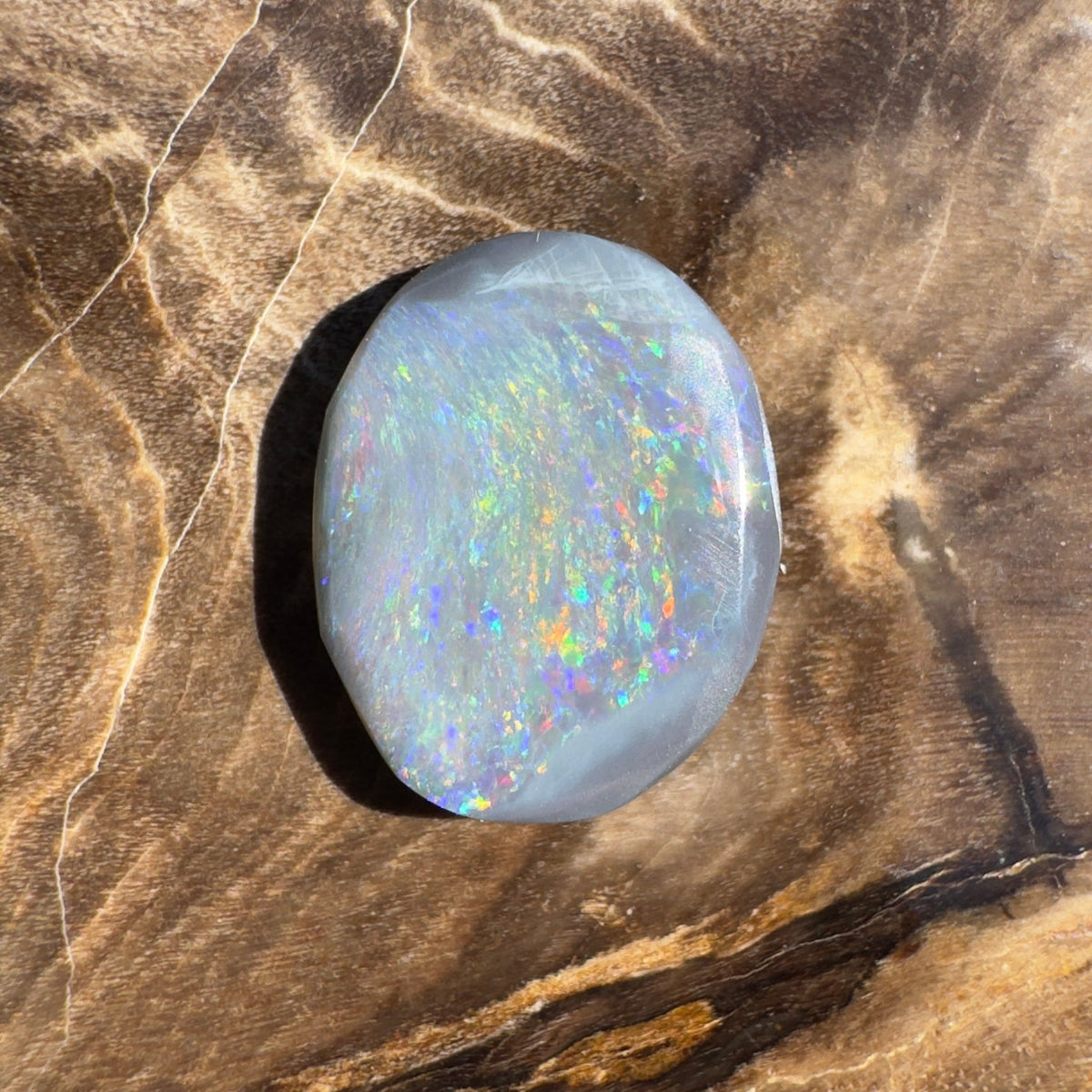 2.1ct Lightning Ridge Semi Black Opal | Solid Australian Opal | Hand-Cut