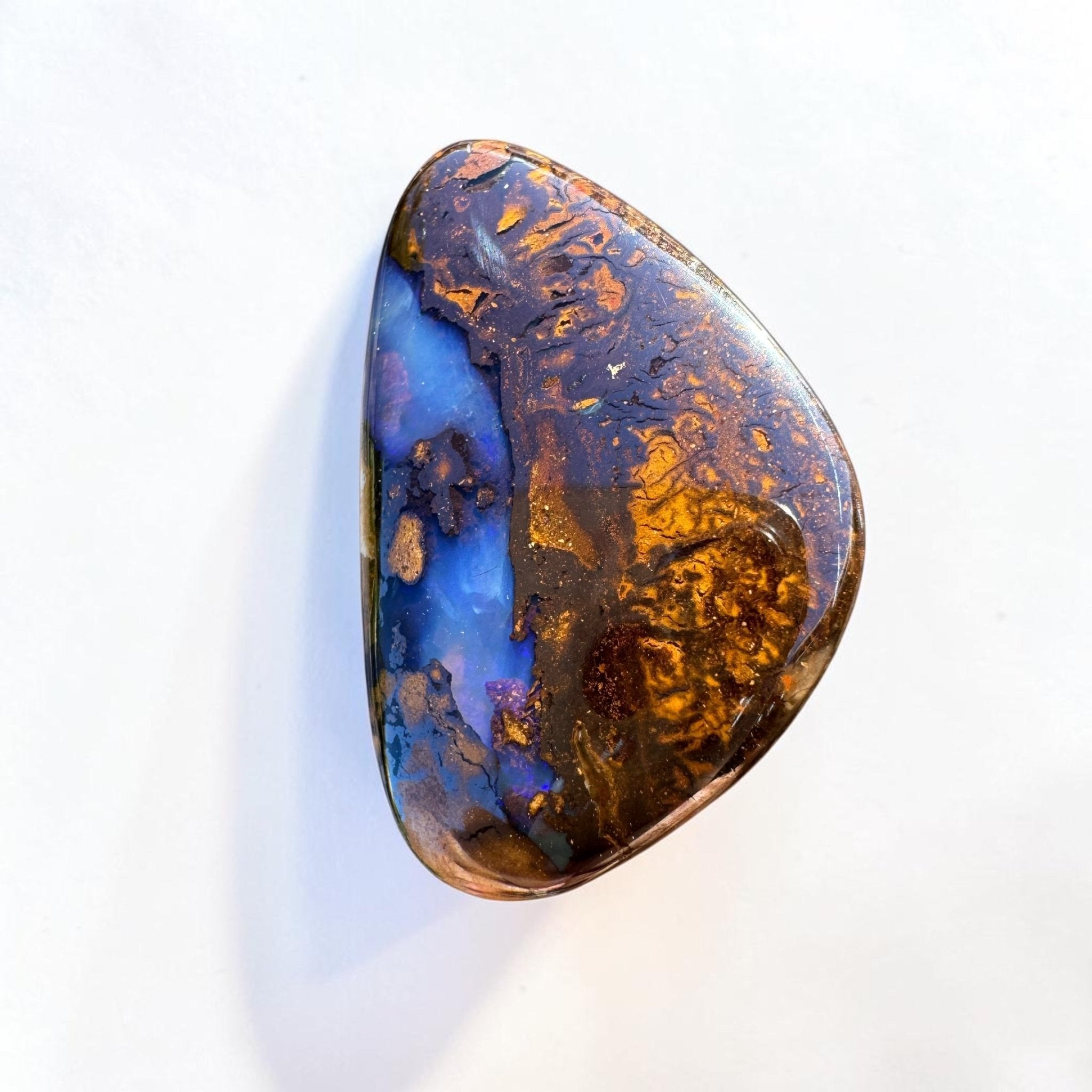 22.1ct Queensland Boulder Opal | Solid Australian Opal | Hand-Cut