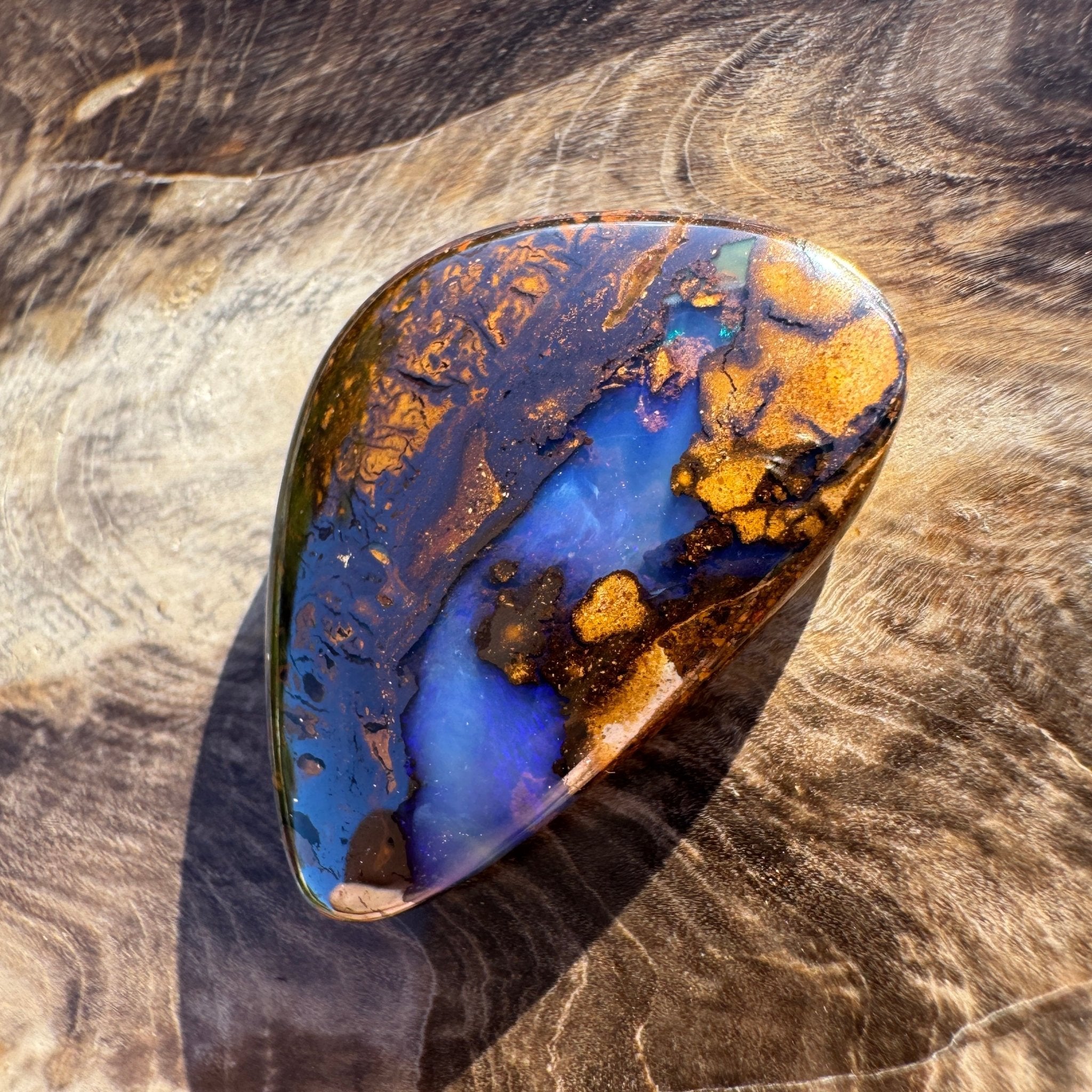 22.1ct Queensland Boulder Opal | Solid Australian Opal | Hand-Cut