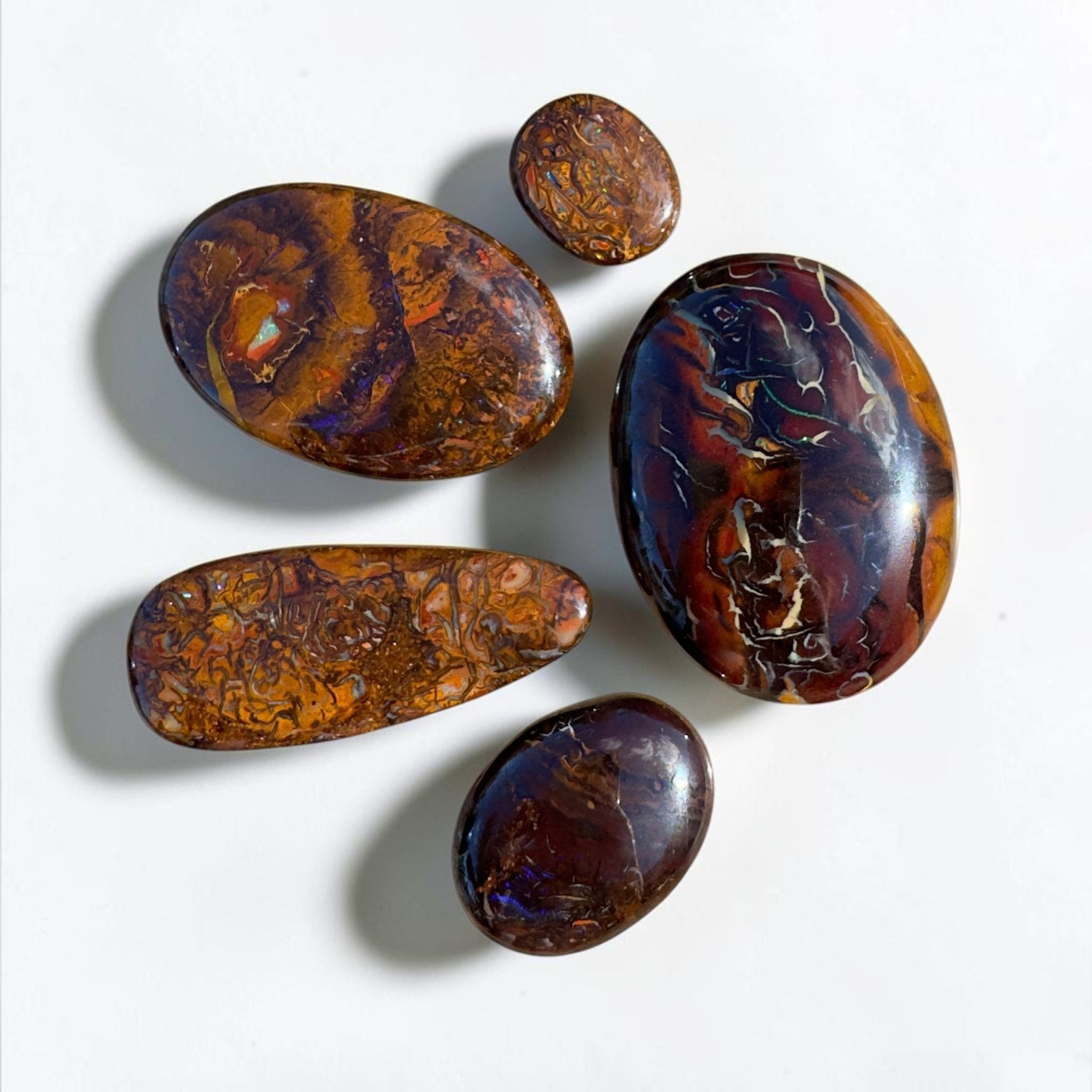 225ct Queensland Boulder Opal Parcel | Solid Australian Opal