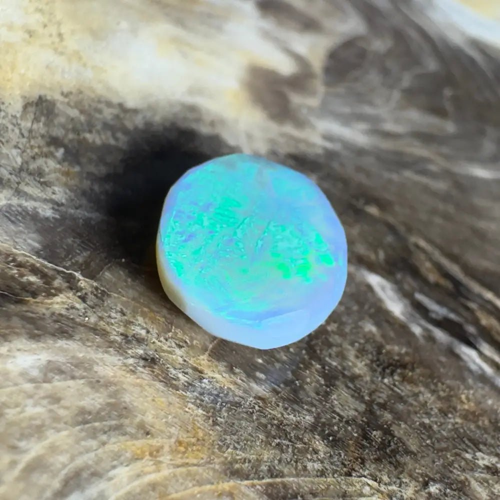 2.2carat Hand - Cut Solid Lightning Ridge Semi Black Opal