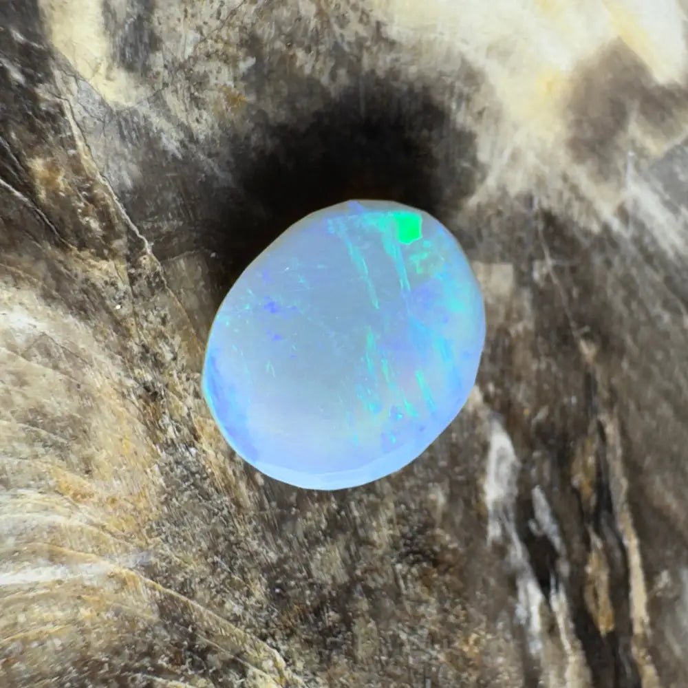 2.2carat Hand - Cut Solid Lightning Ridge Semi Black Opal