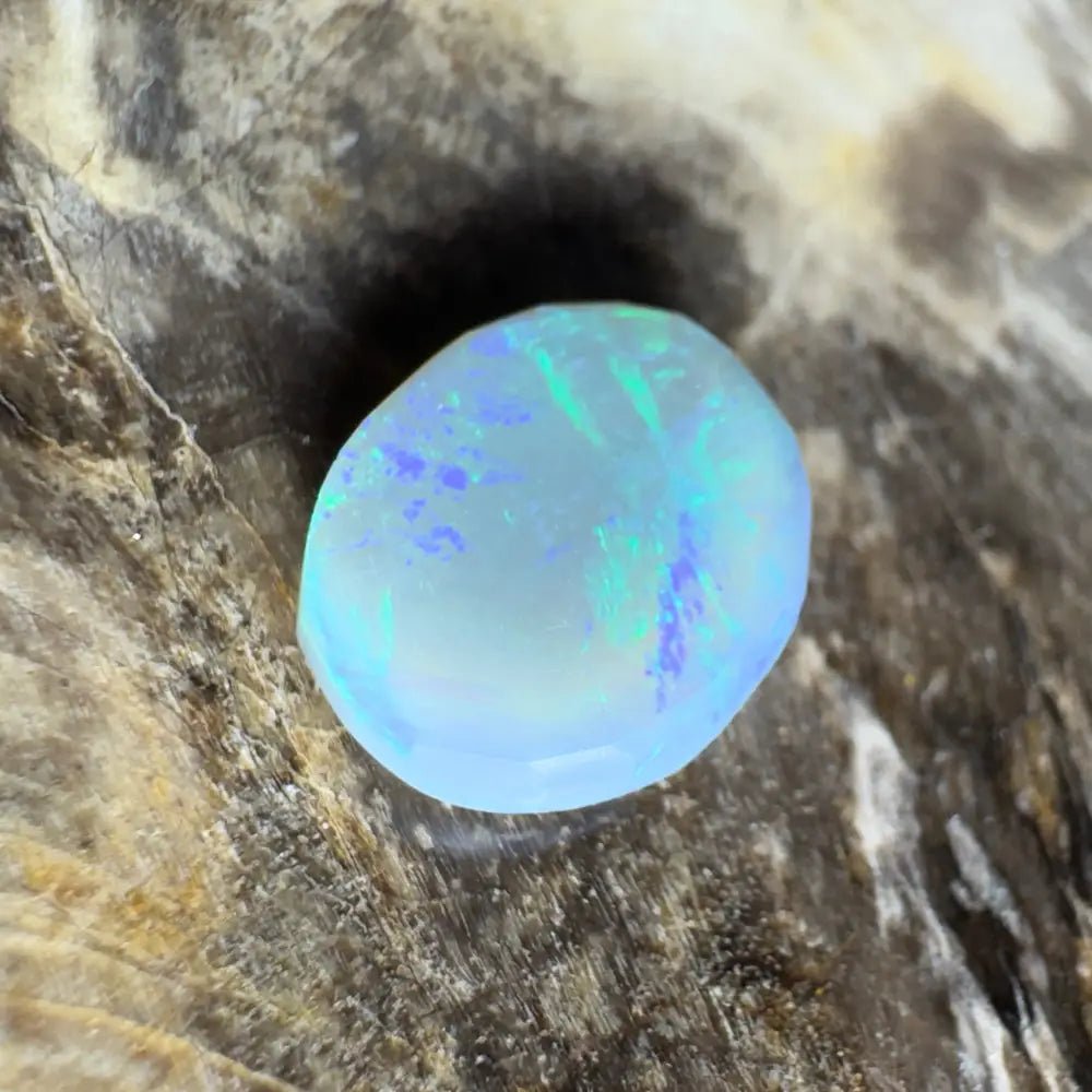 2.2carat Hand - Cut Solid Lightning Ridge Semi Black Opal