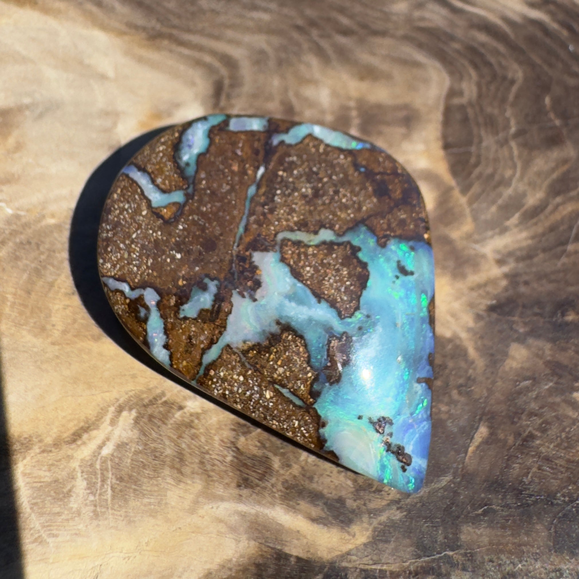 22ct Queensland Boulder Opal | Solid Australian Opal | Hand-Cut