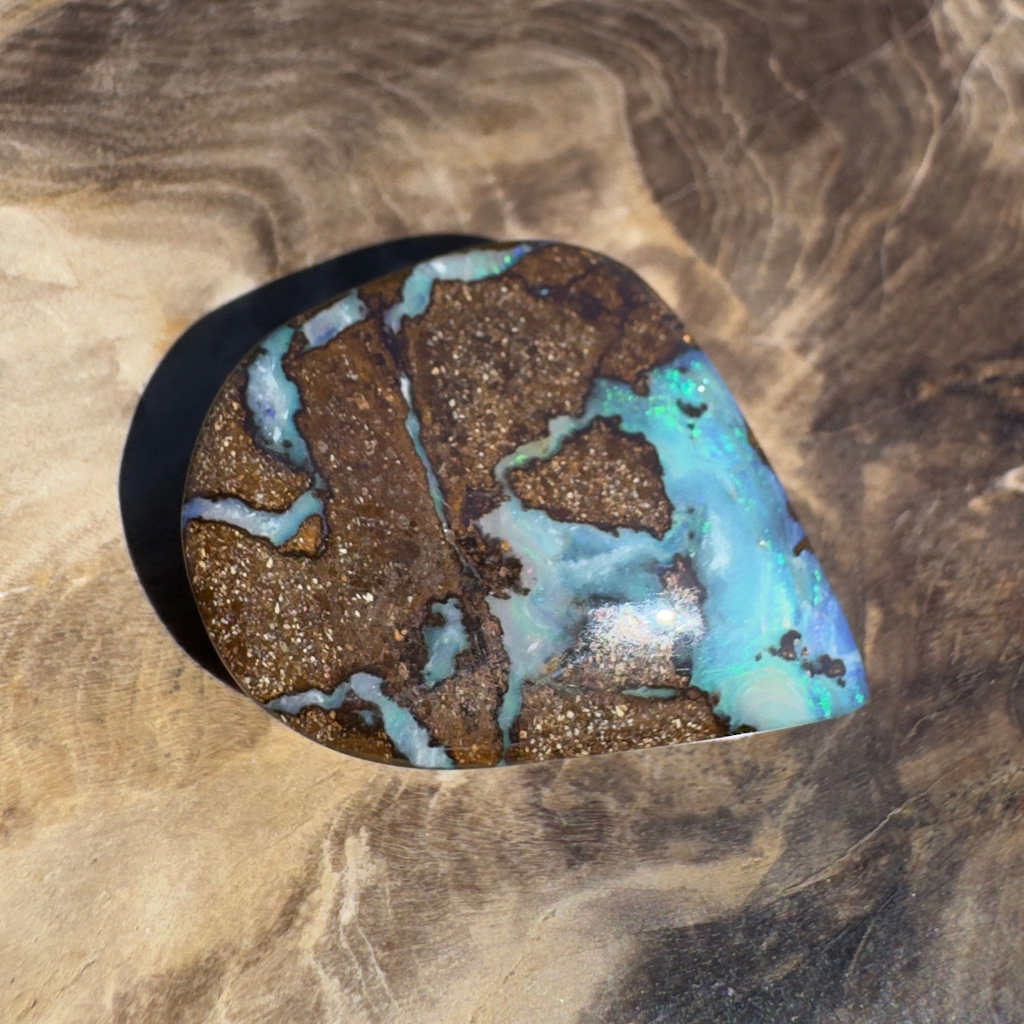 22ct Queensland Boulder Opal | Solid Australian Opal | Hand-Cut