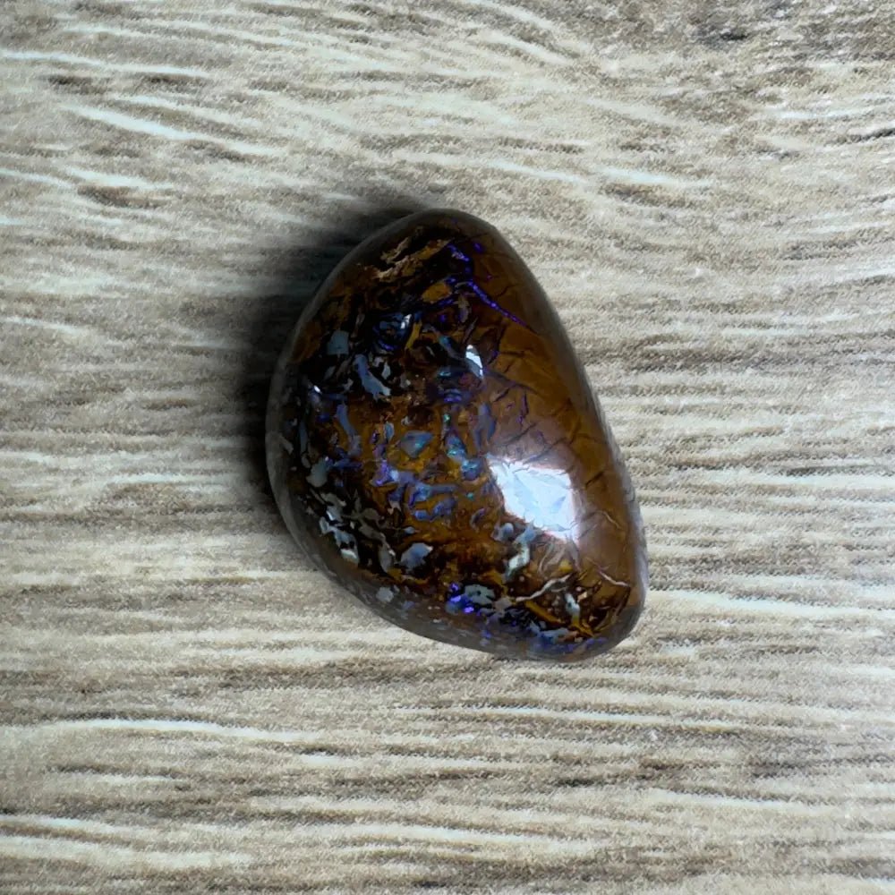 23.4ct Hand - cut Queensland Boulder Opal