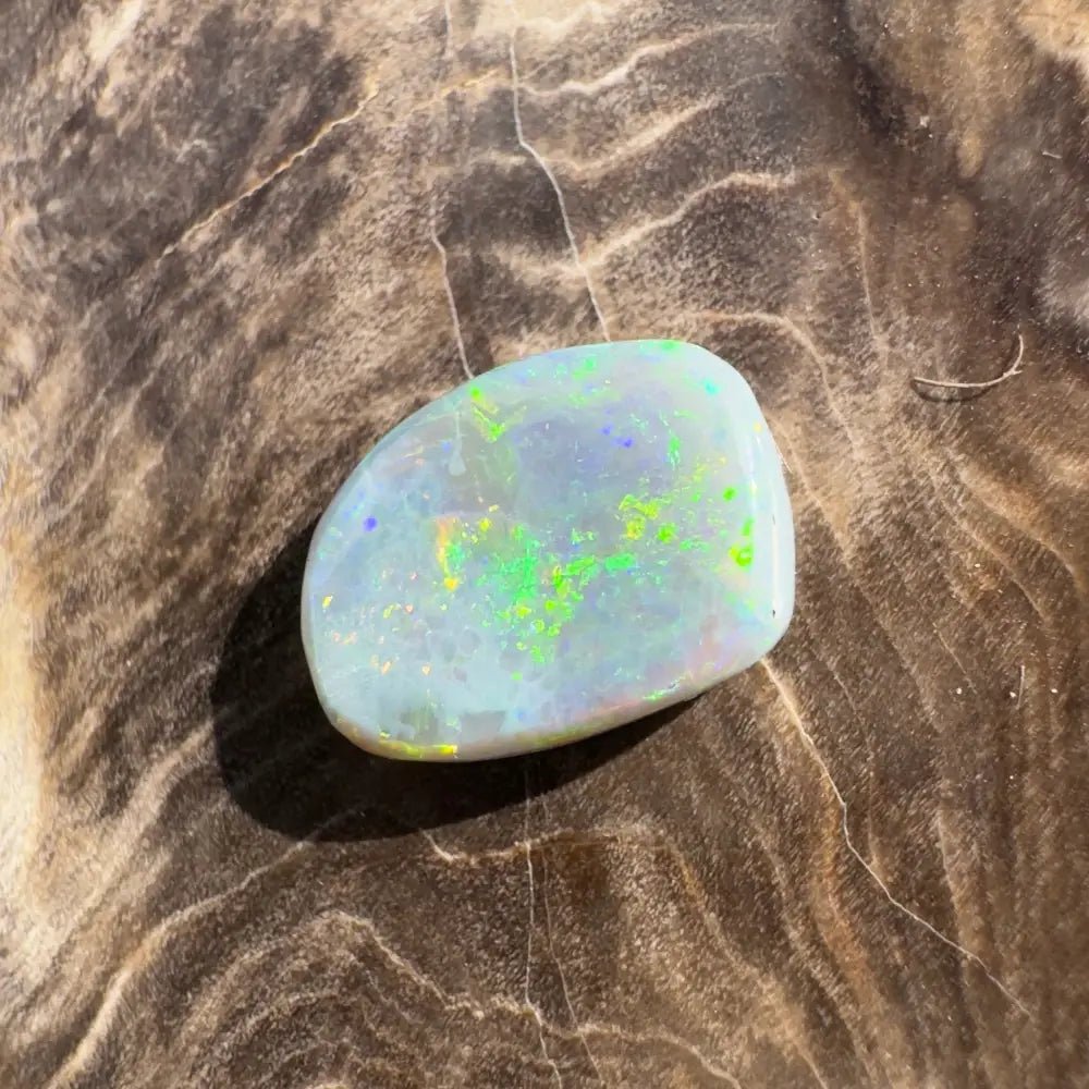 2.3carat Hand - Cut Solid Lightning Ridge Semi Black Opal