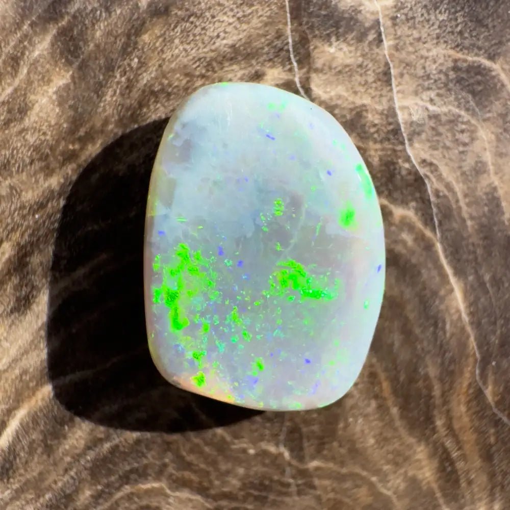 2.3carat Hand - Cut Solid Lightning Ridge Semi Black Opal