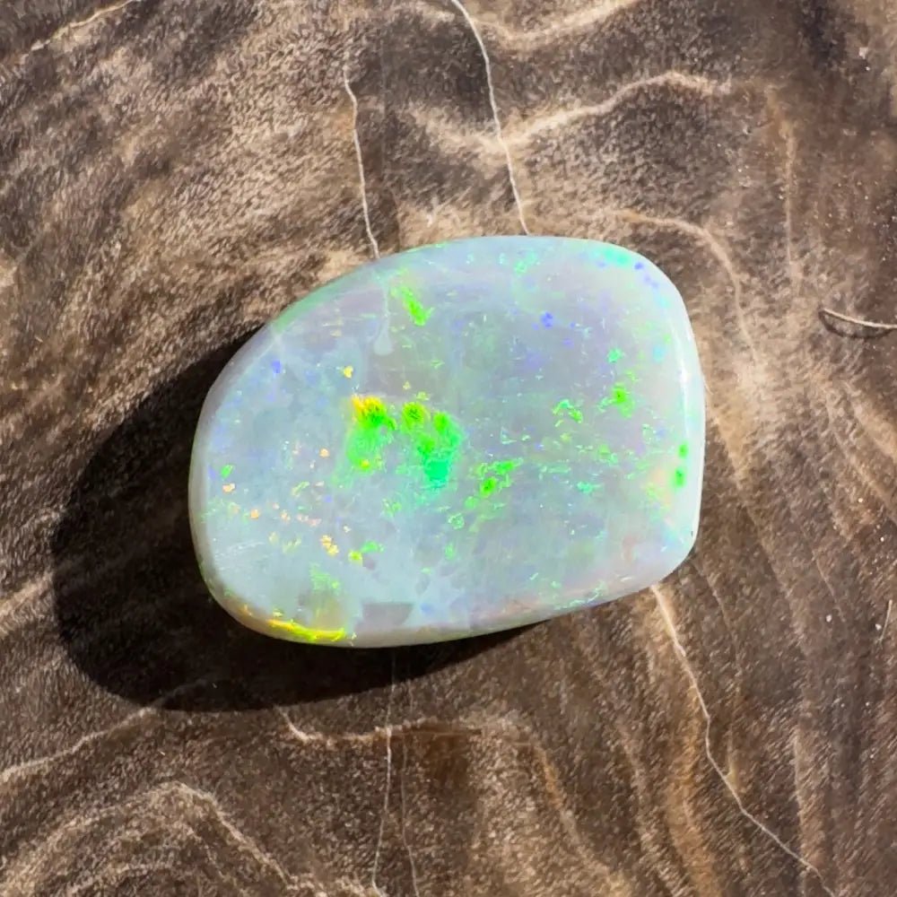 2.3carat Hand - Cut Solid Lightning Ridge Semi Black Opal