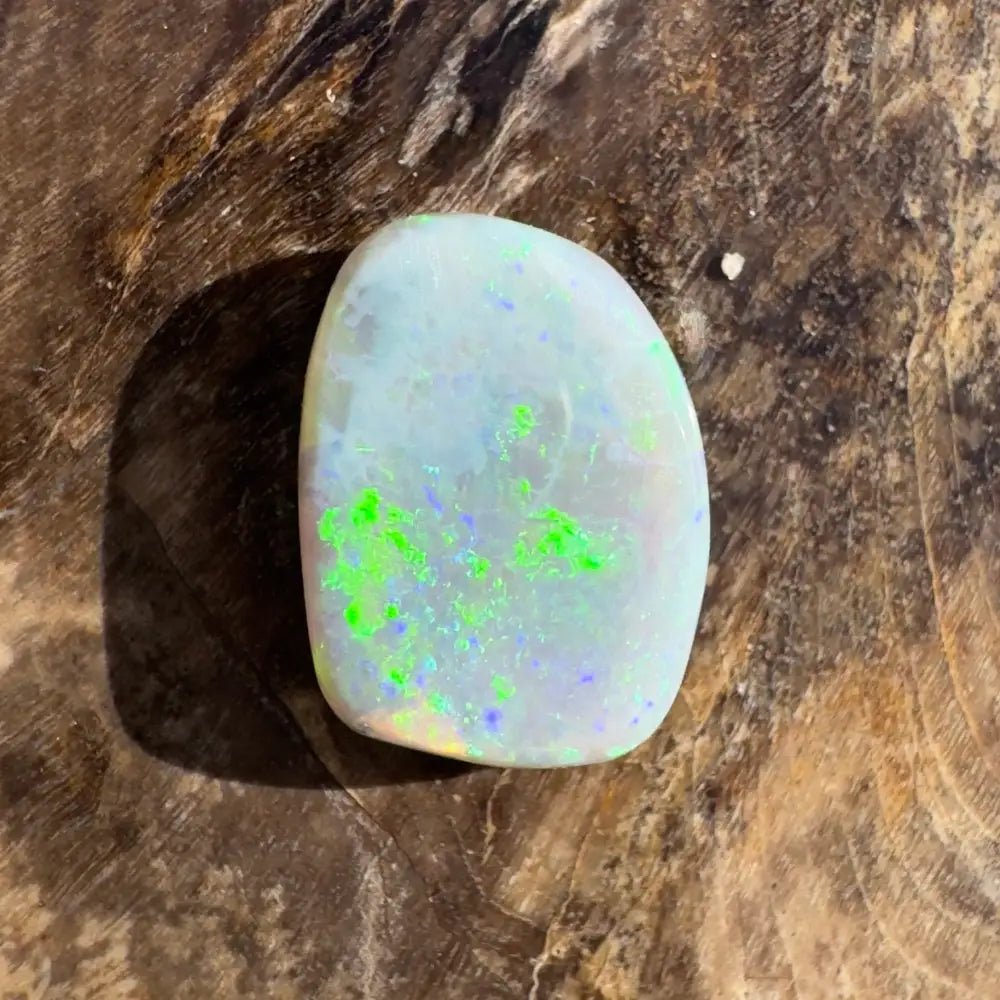 2.3carat Hand - Cut Solid Lightning Ridge Semi Black Opal