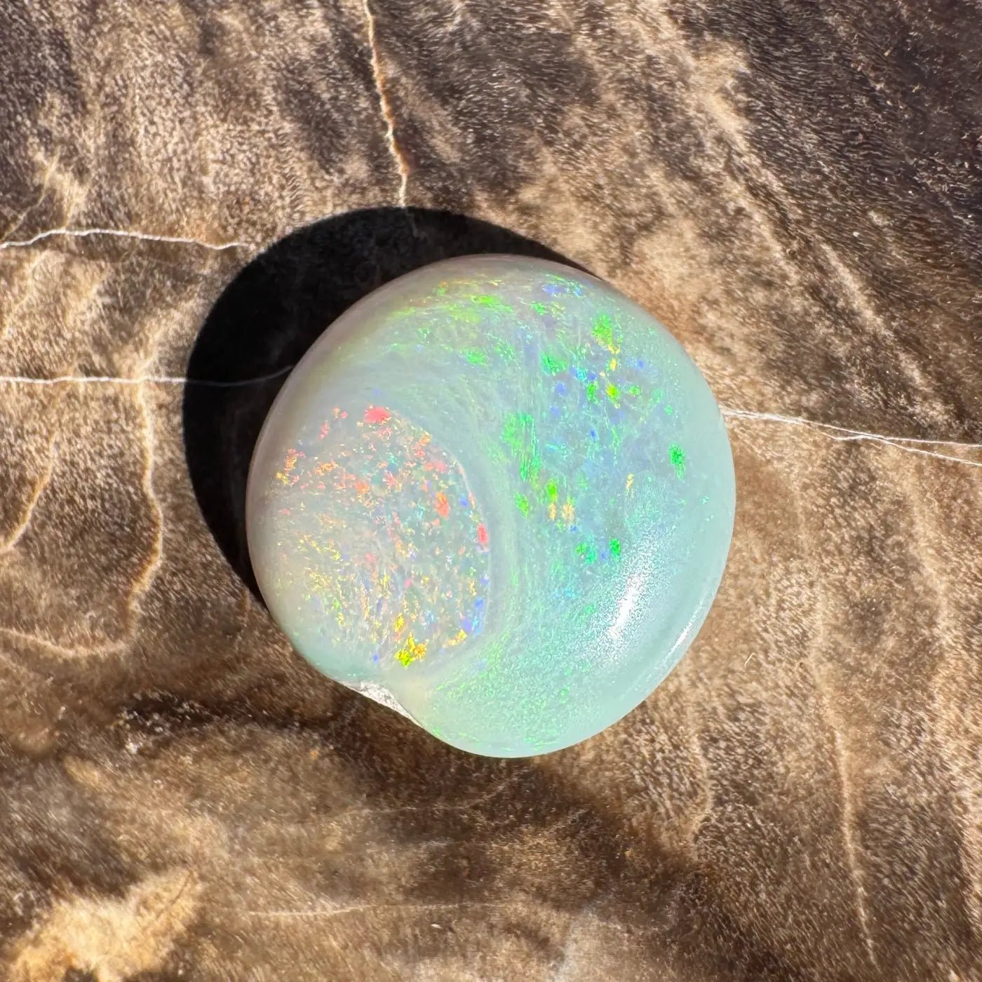 2.3ct Hand - Cut Solid Lightning Ridge Opal