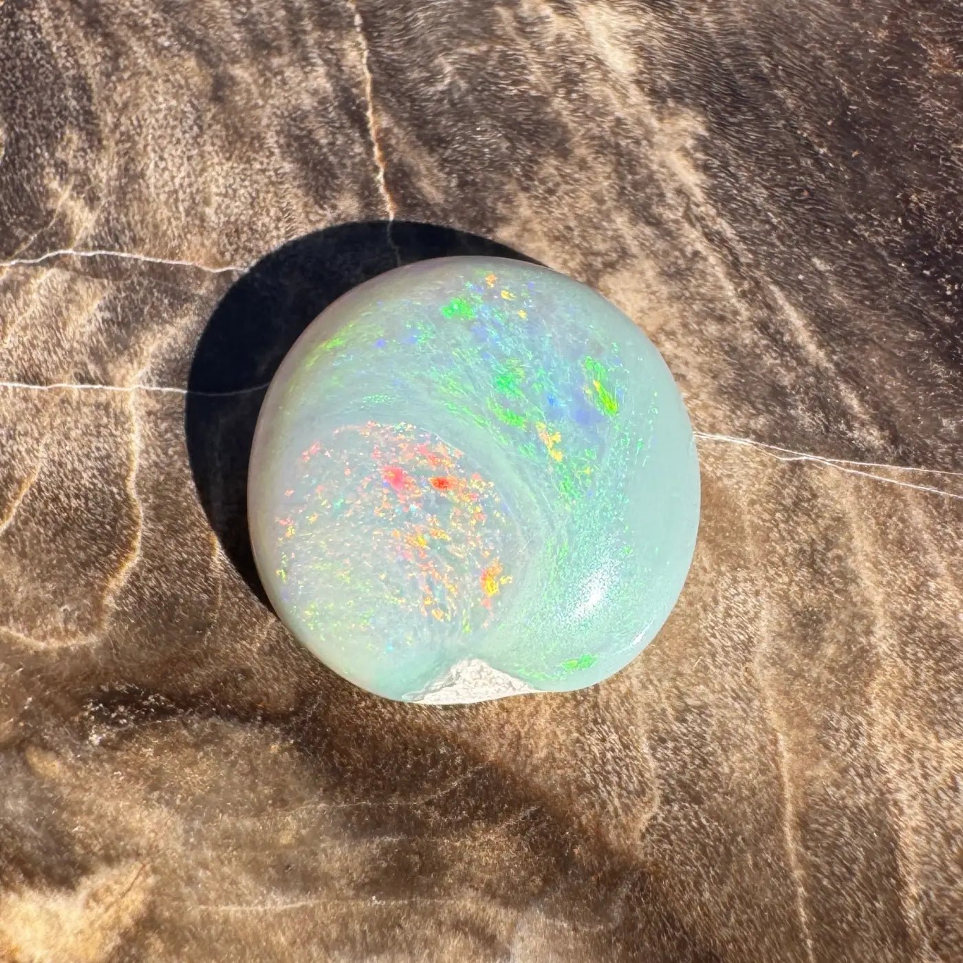 2.3ct Hand - Cut Solid Lightning Ridge Opal