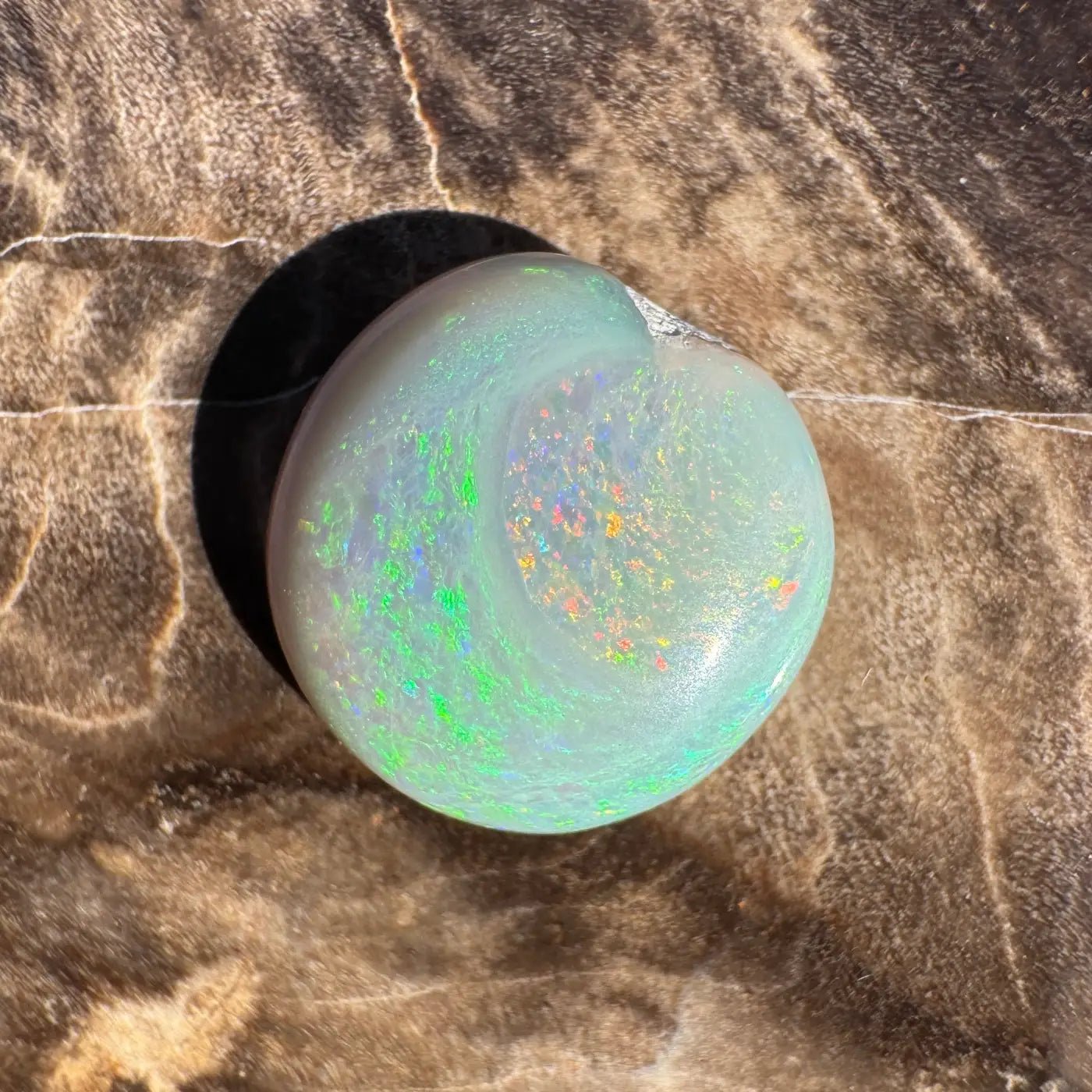 2.3ct Hand - Cut Solid Lightning Ridge Opal