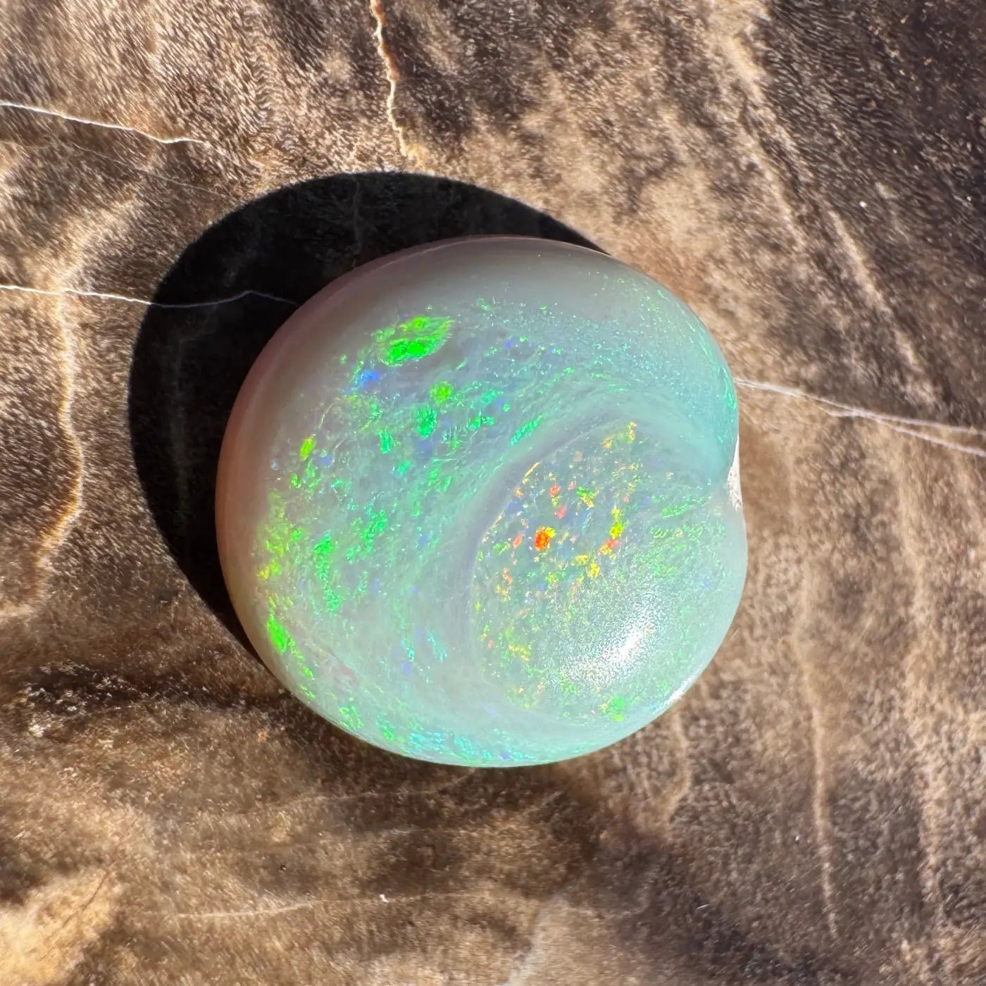 2.3ct Hand - Cut Solid Lightning Ridge Opal