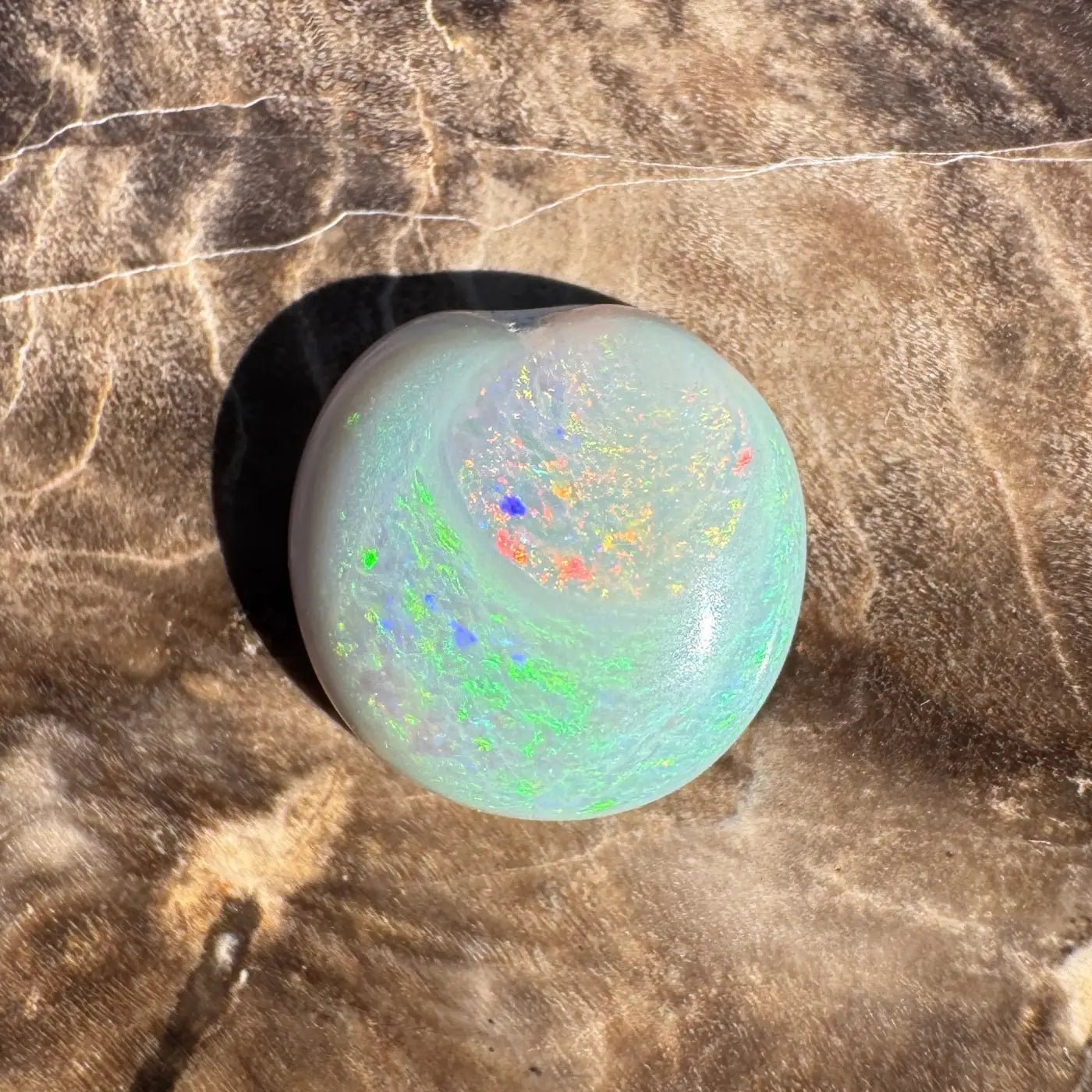 2.3ct Hand - Cut Solid Lightning Ridge Opal