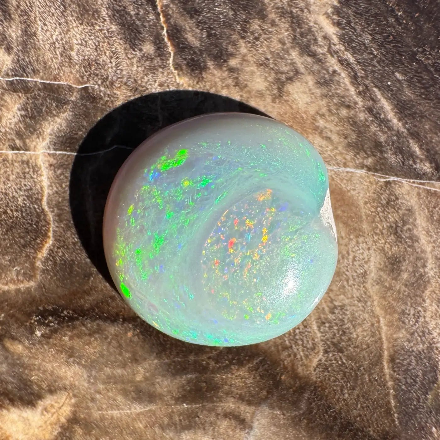 2.3ct Hand - Cut Solid Lightning Ridge Opal