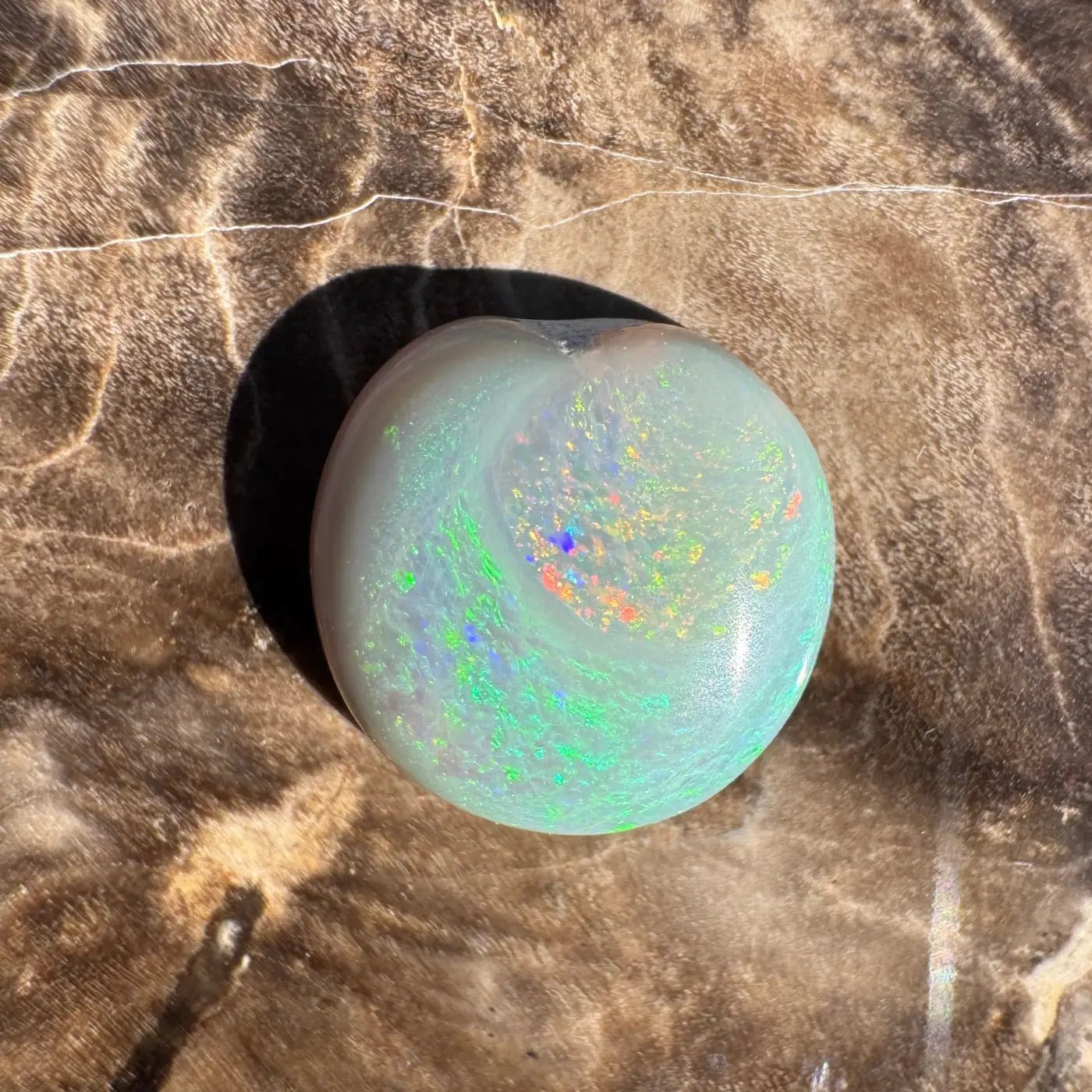 2.3ct Hand - Cut Solid Lightning Ridge Opal