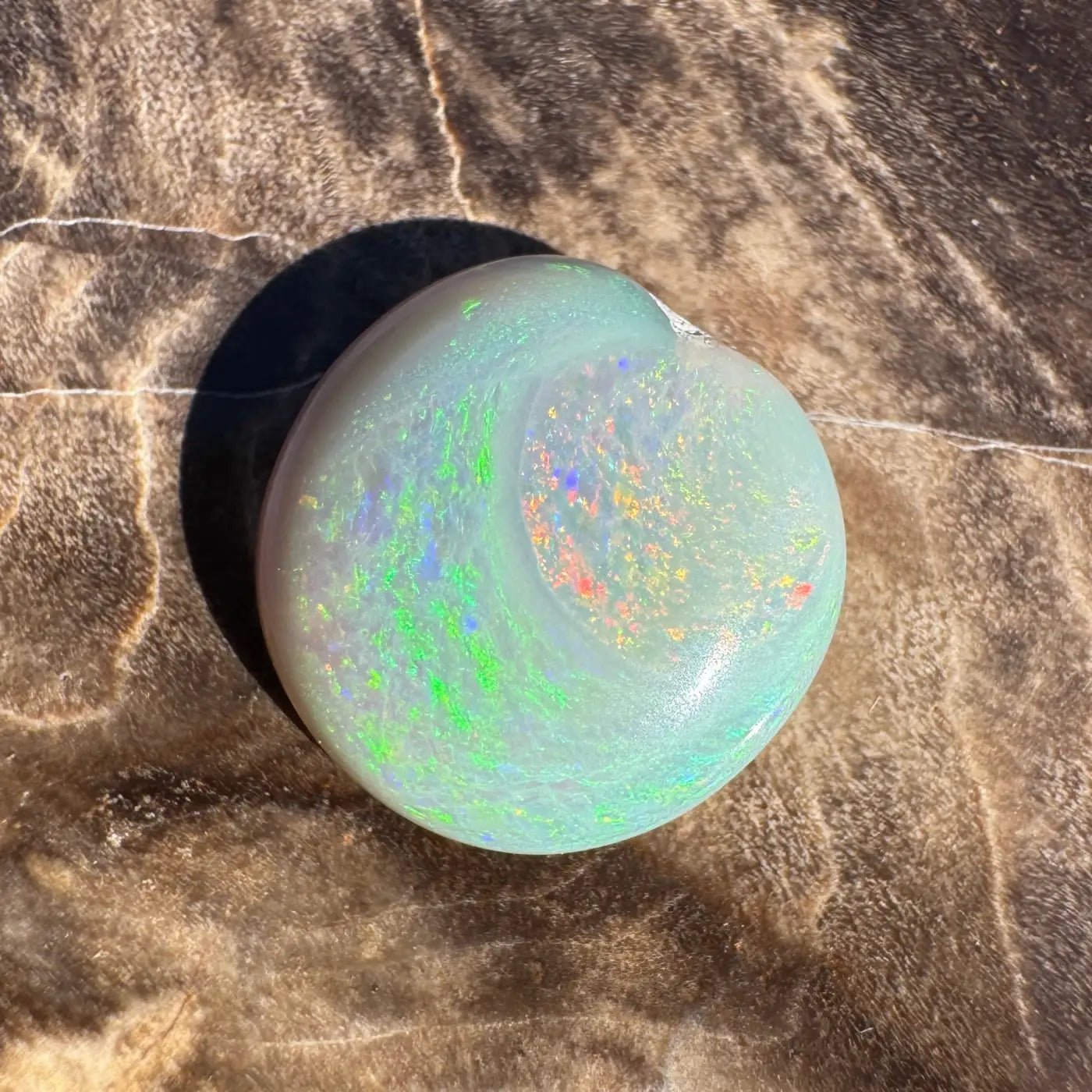 2.3ct Hand - Cut Solid Lightning Ridge Opal