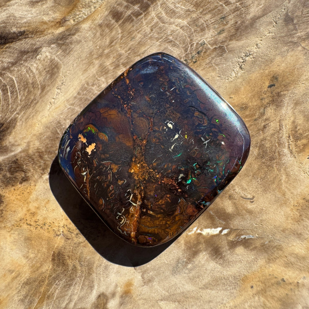 23ct Queensland Boulder Opal | Solid Australian Opal | Hand-Cut