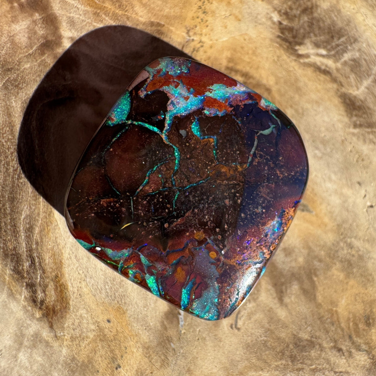 23ct Queensland Boulder Opal | Solid Australian Opal | Hand-Cut
