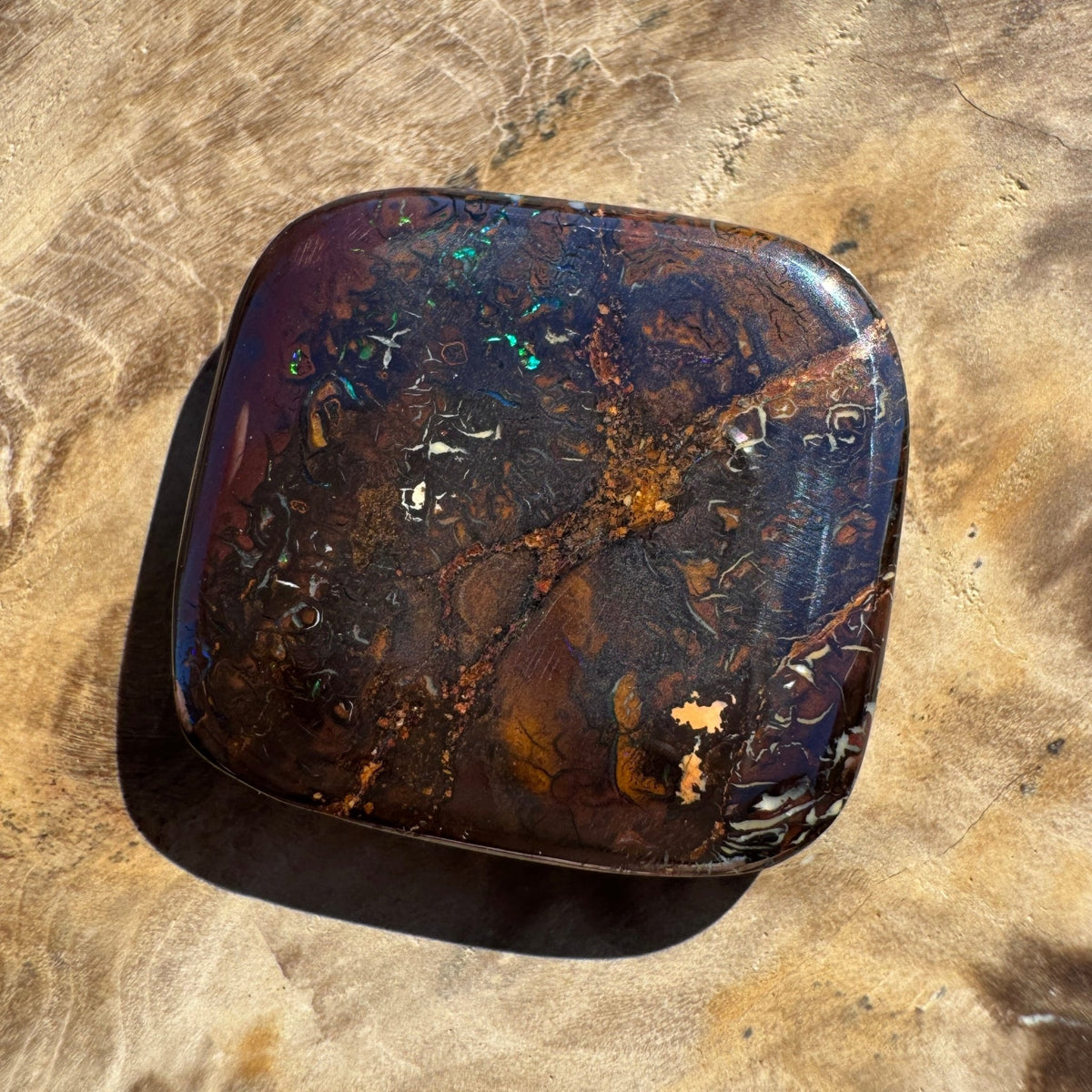 23ct Queensland Boulder Opal | Solid Australian Opal | Hand-Cut