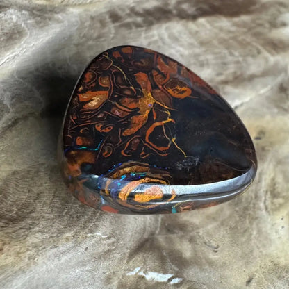 24.9ct Hand-cut Queensland Boulder Opal